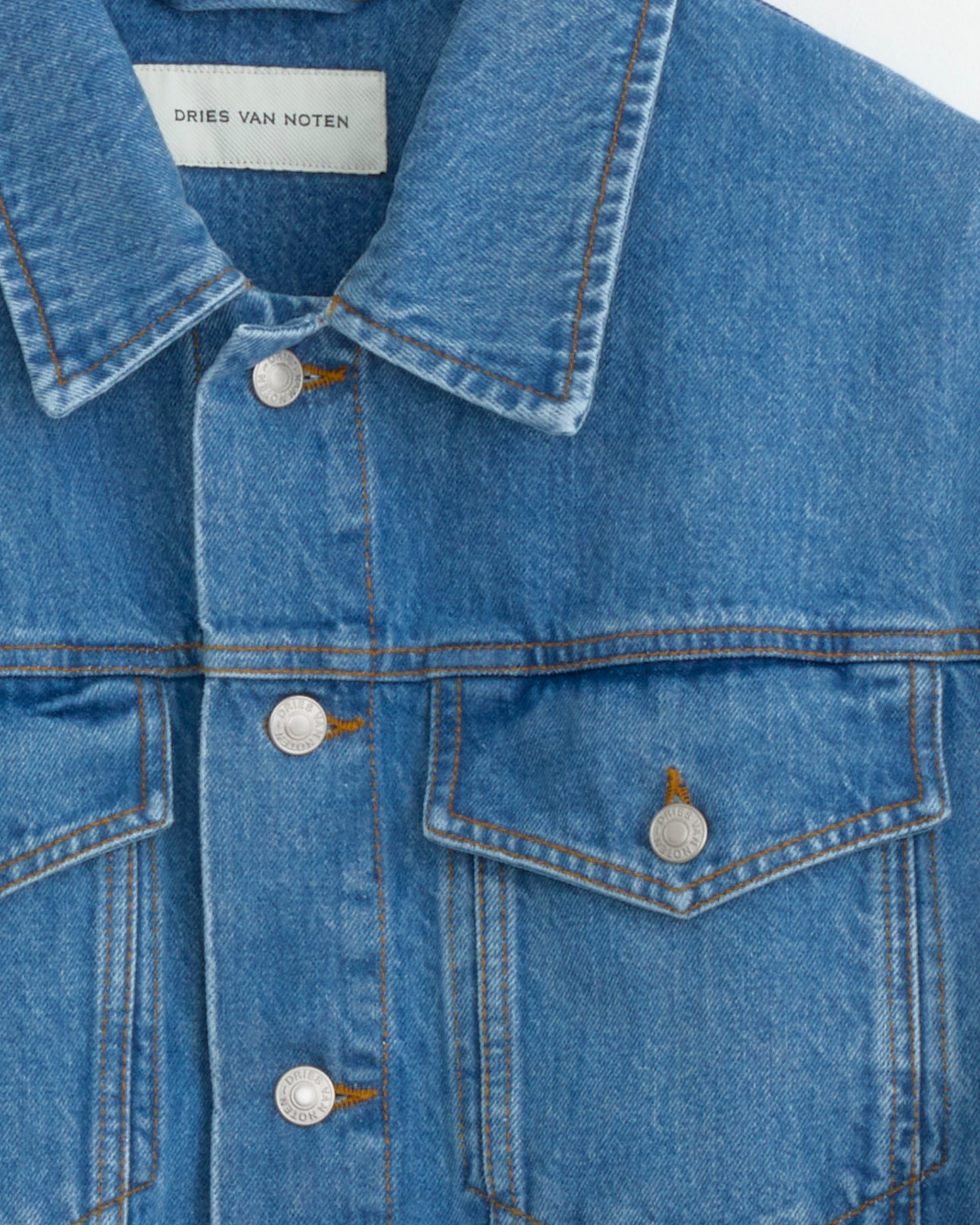 Vuskin Denim Jacket in Light Blue