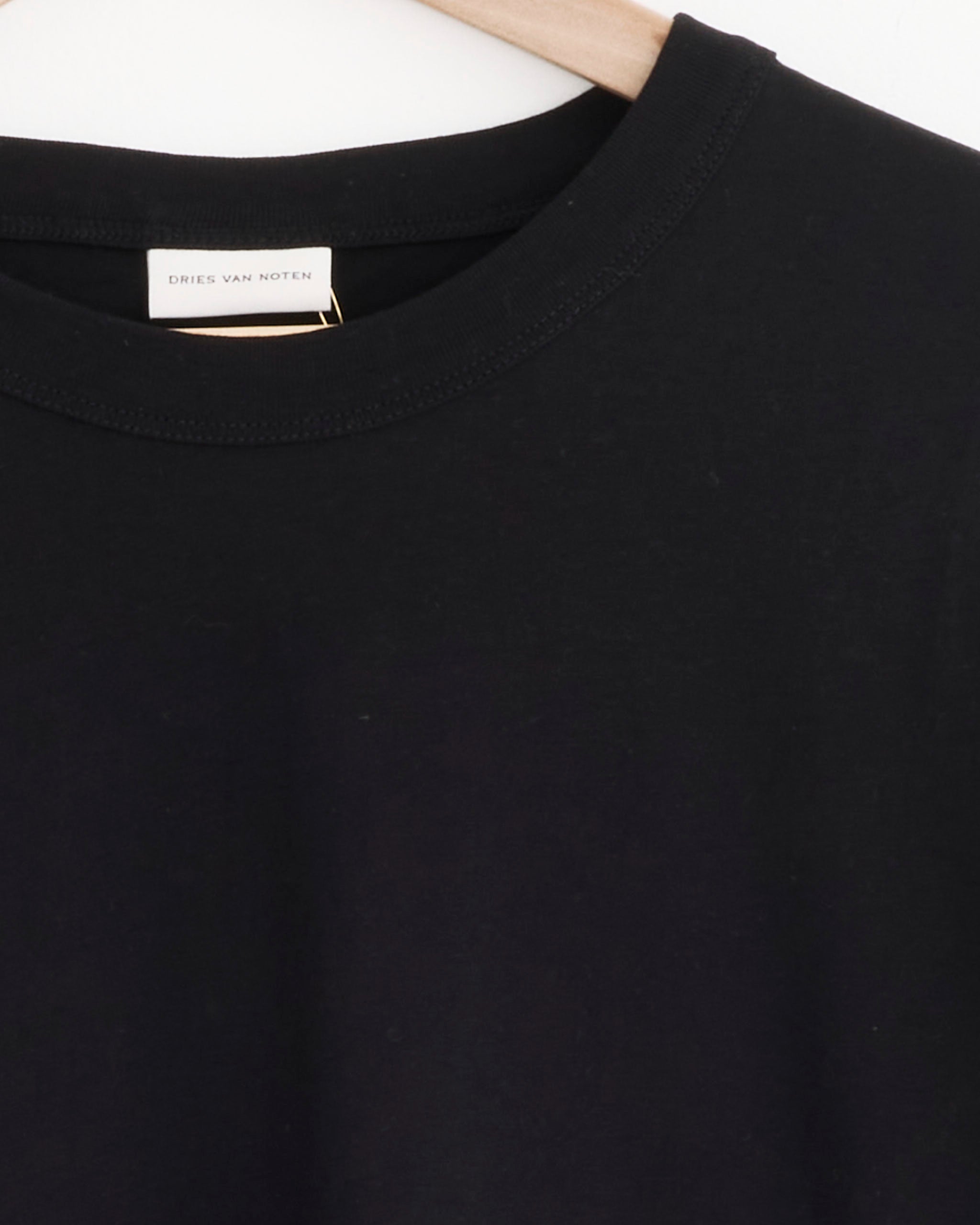 Cotton T-Shirt in Black