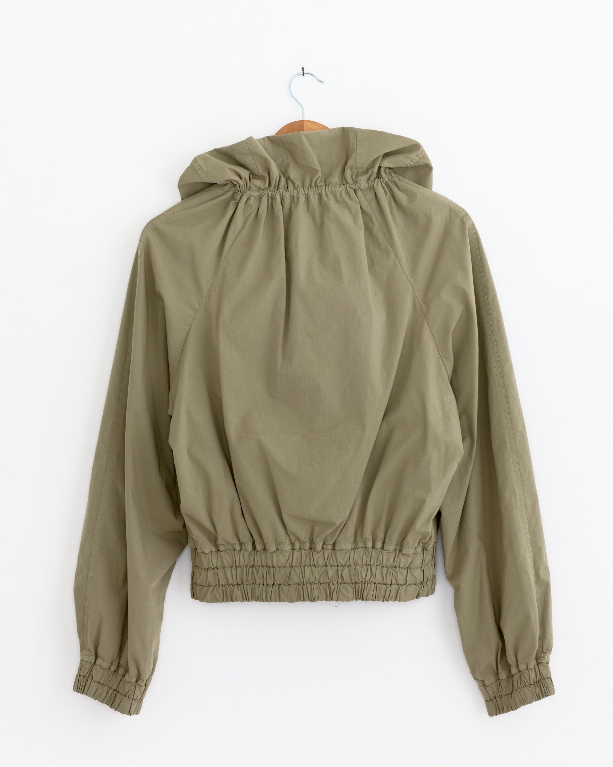 Ruffle Jacket in Cement