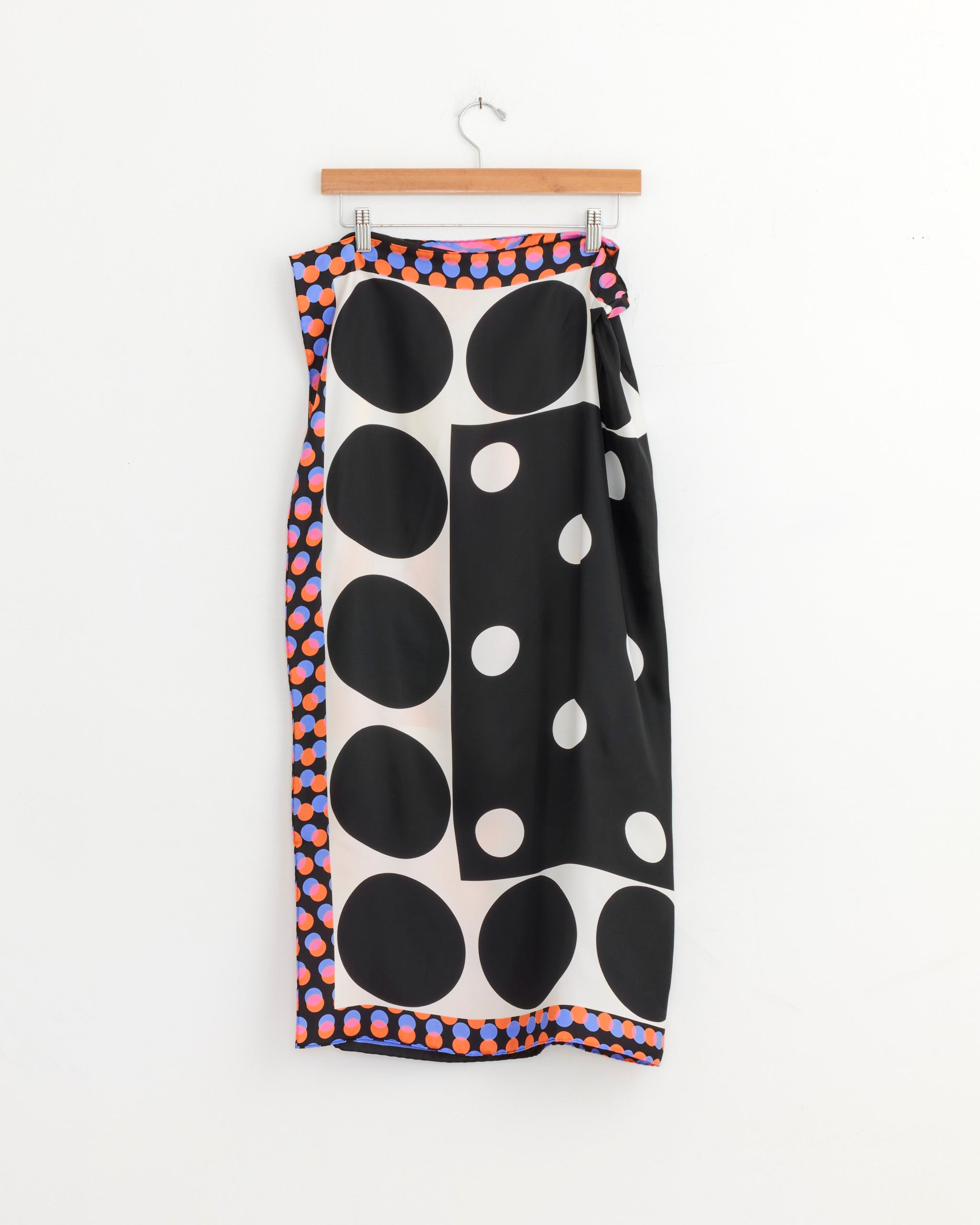 スカート SCARF MOTIF KNIT SKIRT 新品タグ付き 【Eaphi】scarf motif knit skirt アイボリー ニット