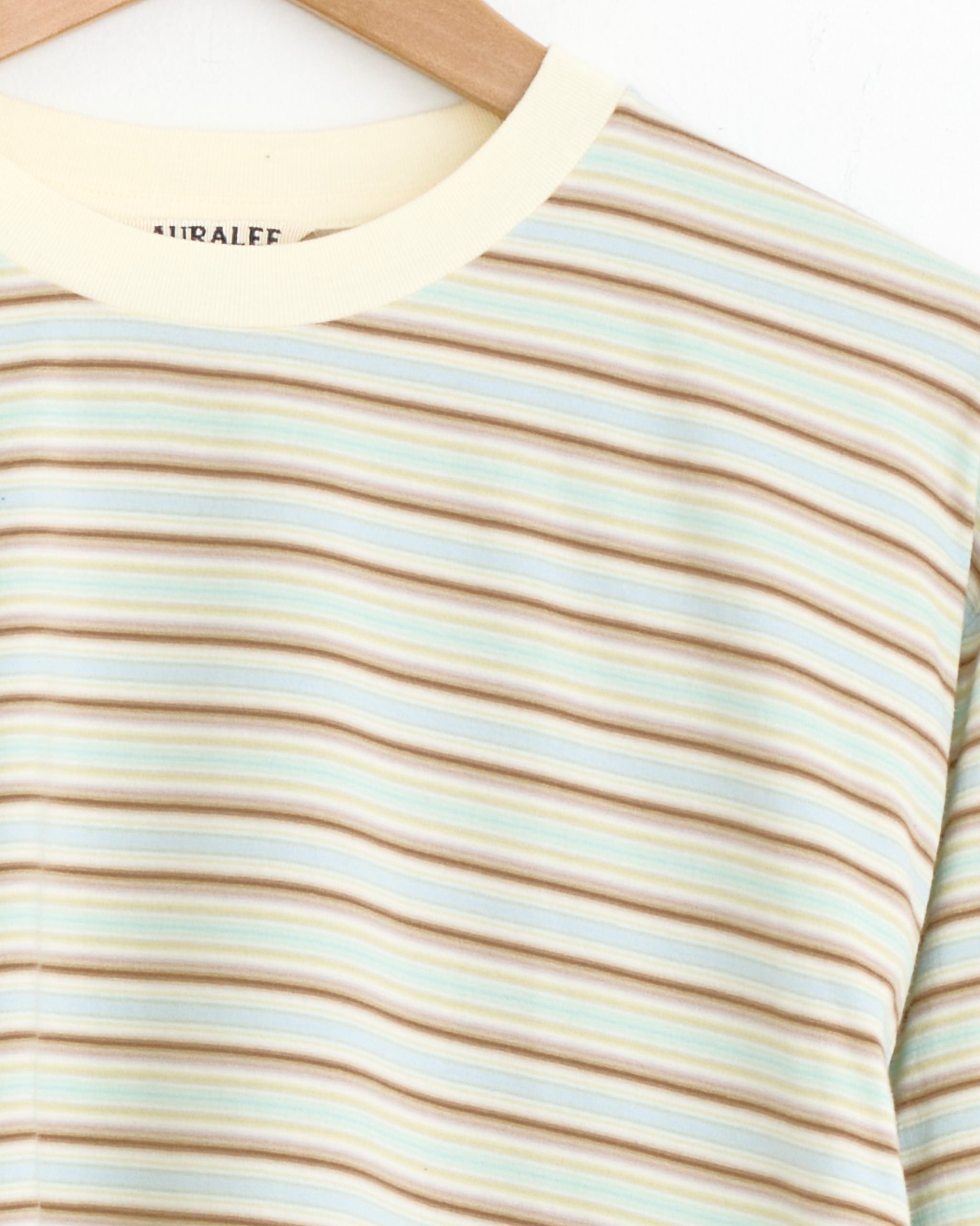 Gradient Stripe Jersey Tee in Fade Mint