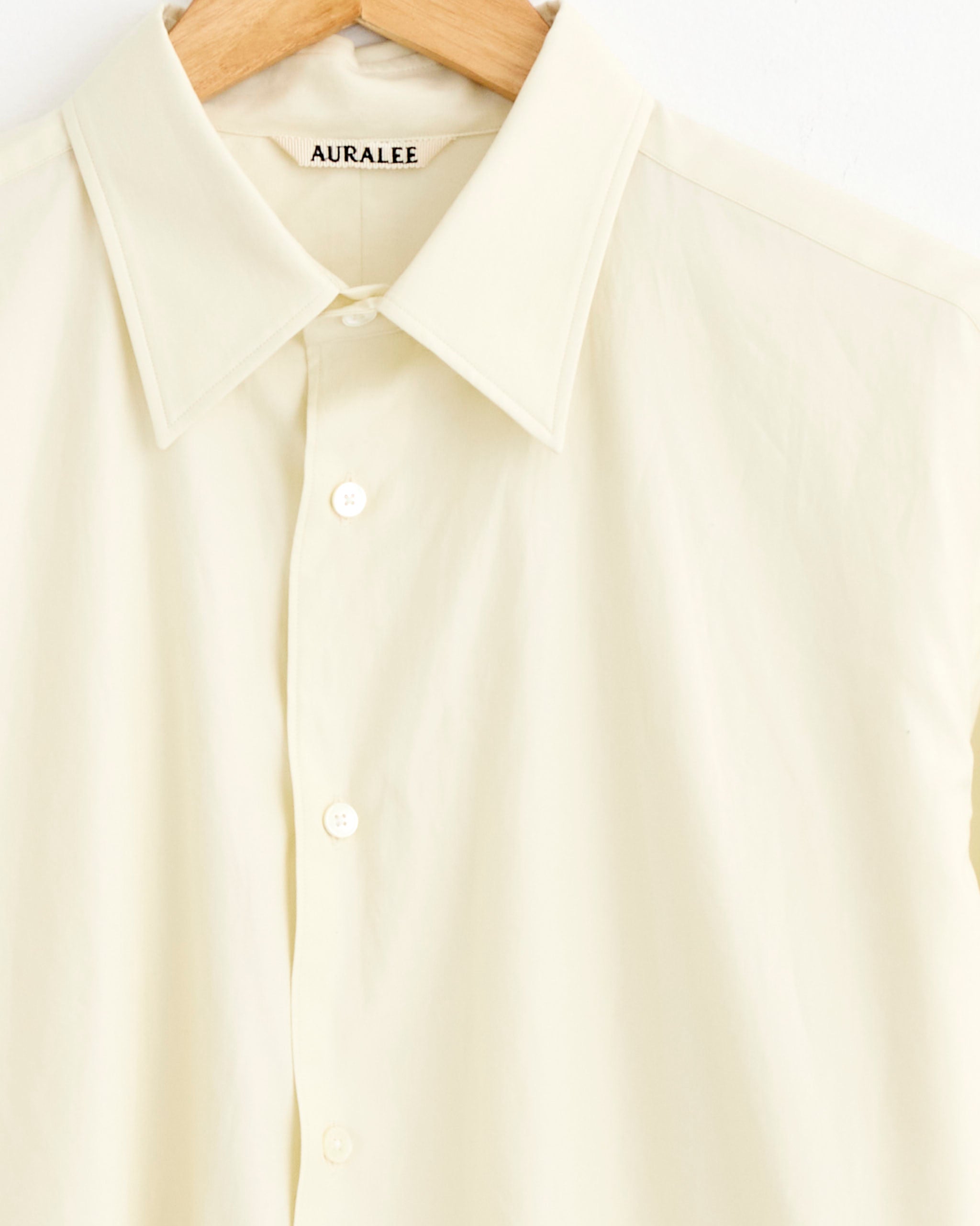 Washed Finx Twill Shirt in Vanilla