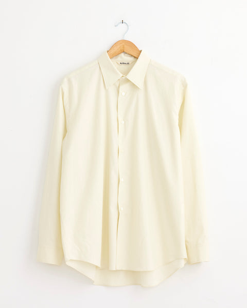 Washed Finx Twill Shirt in Vanilla