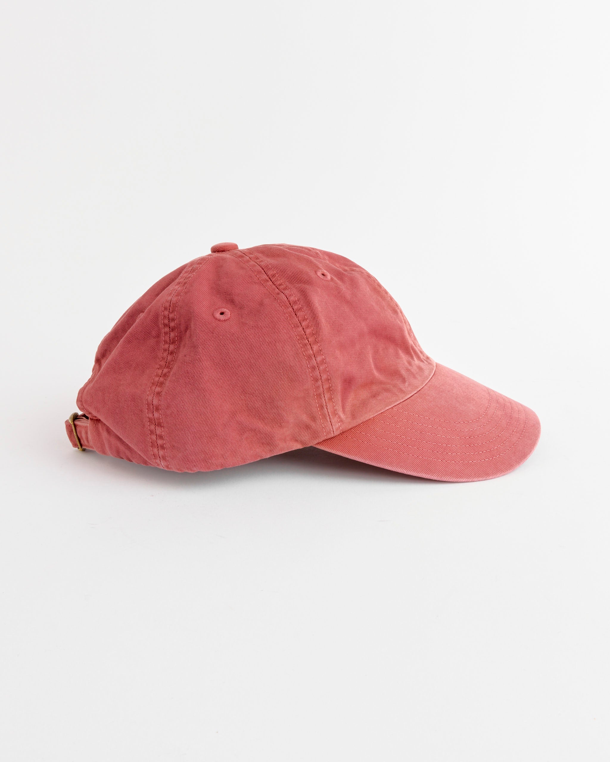 帽子 AURALEE PRODUCT DYED CAP KIJIMATAKAYUKI Auralee x Kijima Takayuki Garment Dyed Chino Cap in Red Brown
