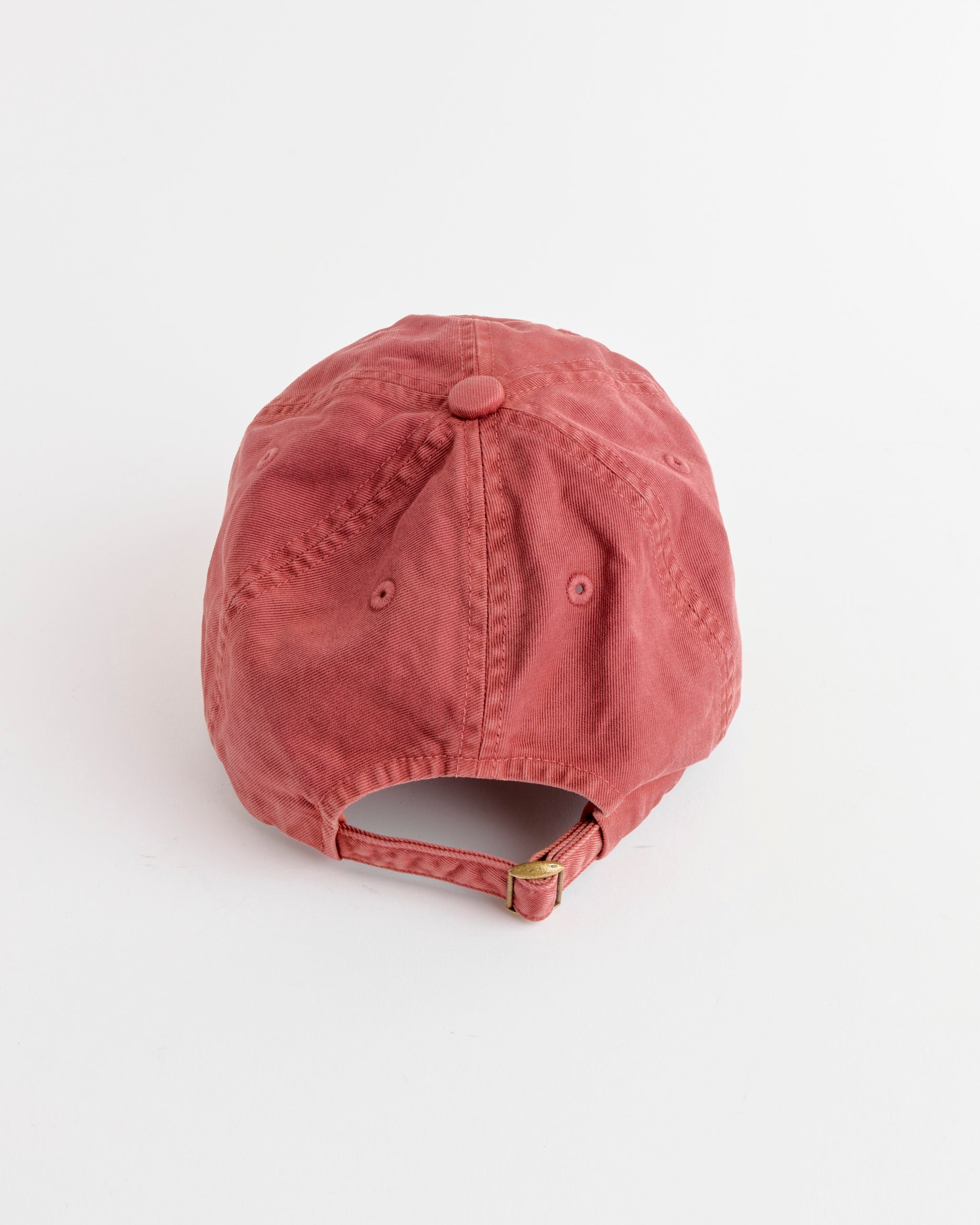 帽子 AURALEE PRODUCT DYED CAP KIJIMATAKAYUKI Auralee x Kijima Takayuki Garment Dyed Chino Cap in Red Brown