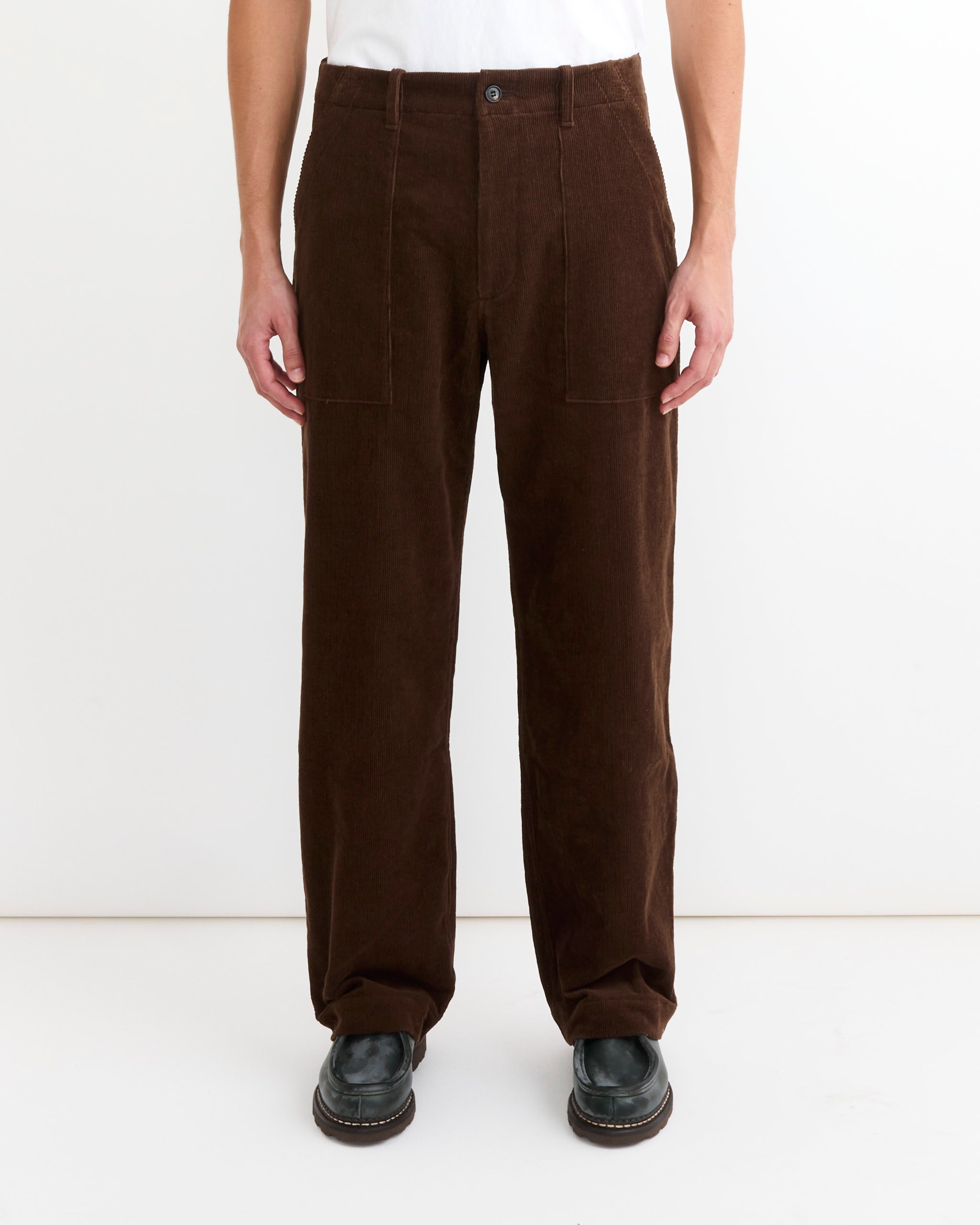 SMOCK Toyon Pant Washed Corduroy Brown - Washed Corduroy Brown / M (282734)