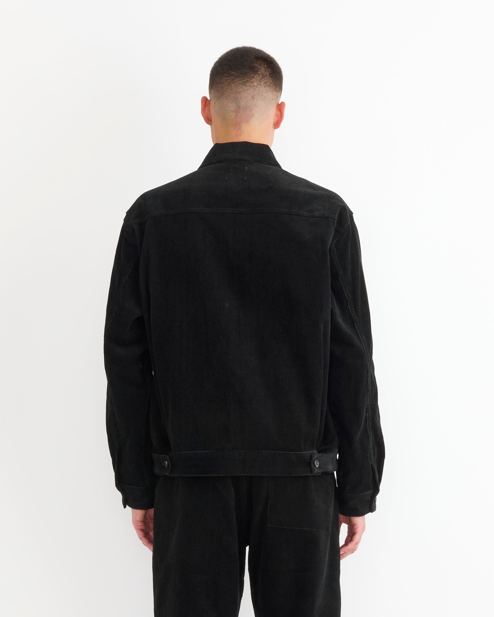 SMOCK Lang Jacket Washed Corduroy Black - Washed Corduroy Black / XL (282740)