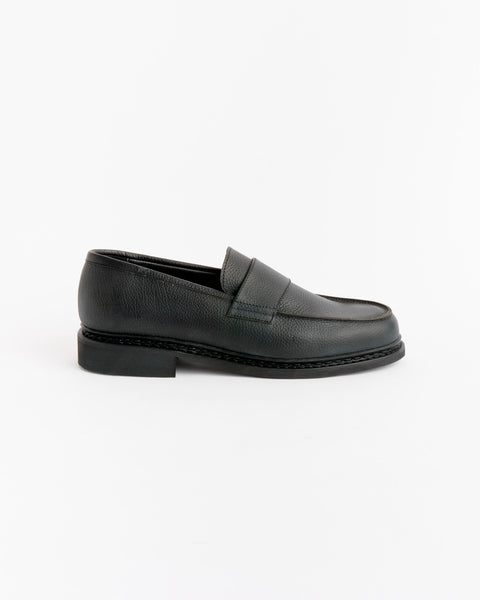 Arpenteur x Paraboot Mirage Moc in Black Grained