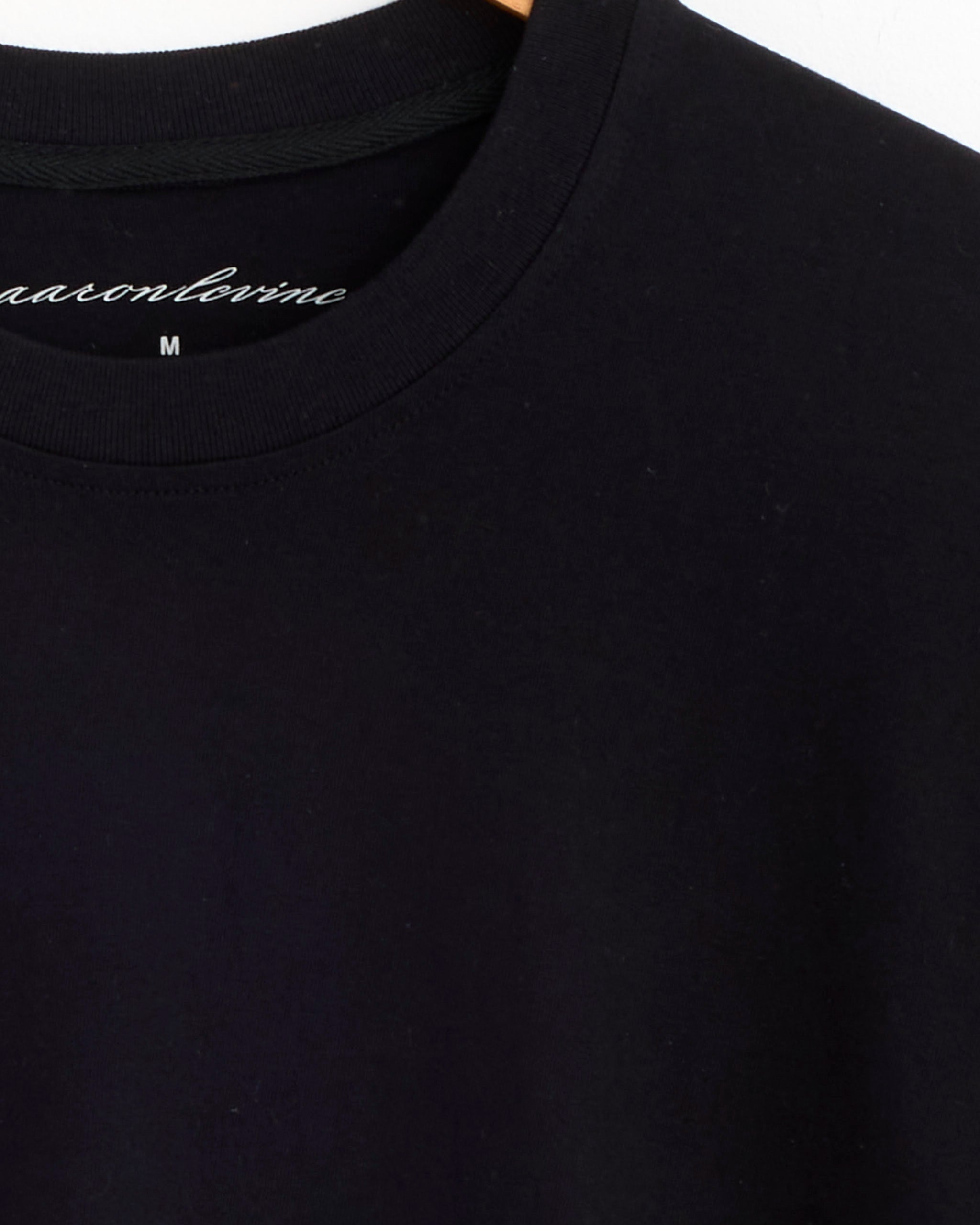 Aaron Levine Crew T-Shirt Black - Black / M (283582)