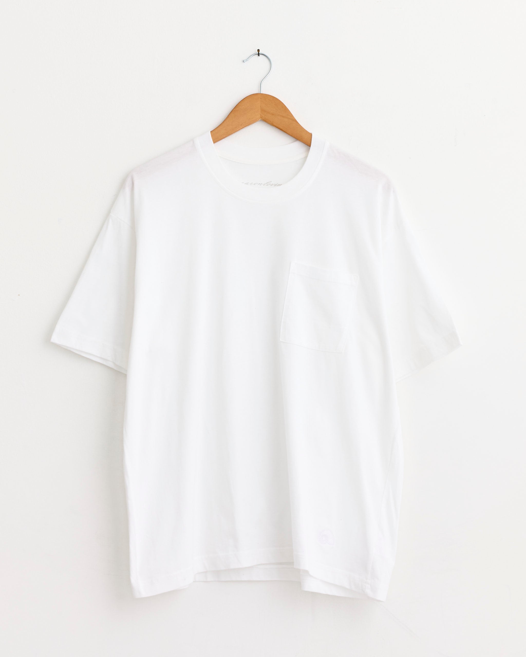 Aaron Levine Boxy Pocket T-Shirt White - White / M (283596)