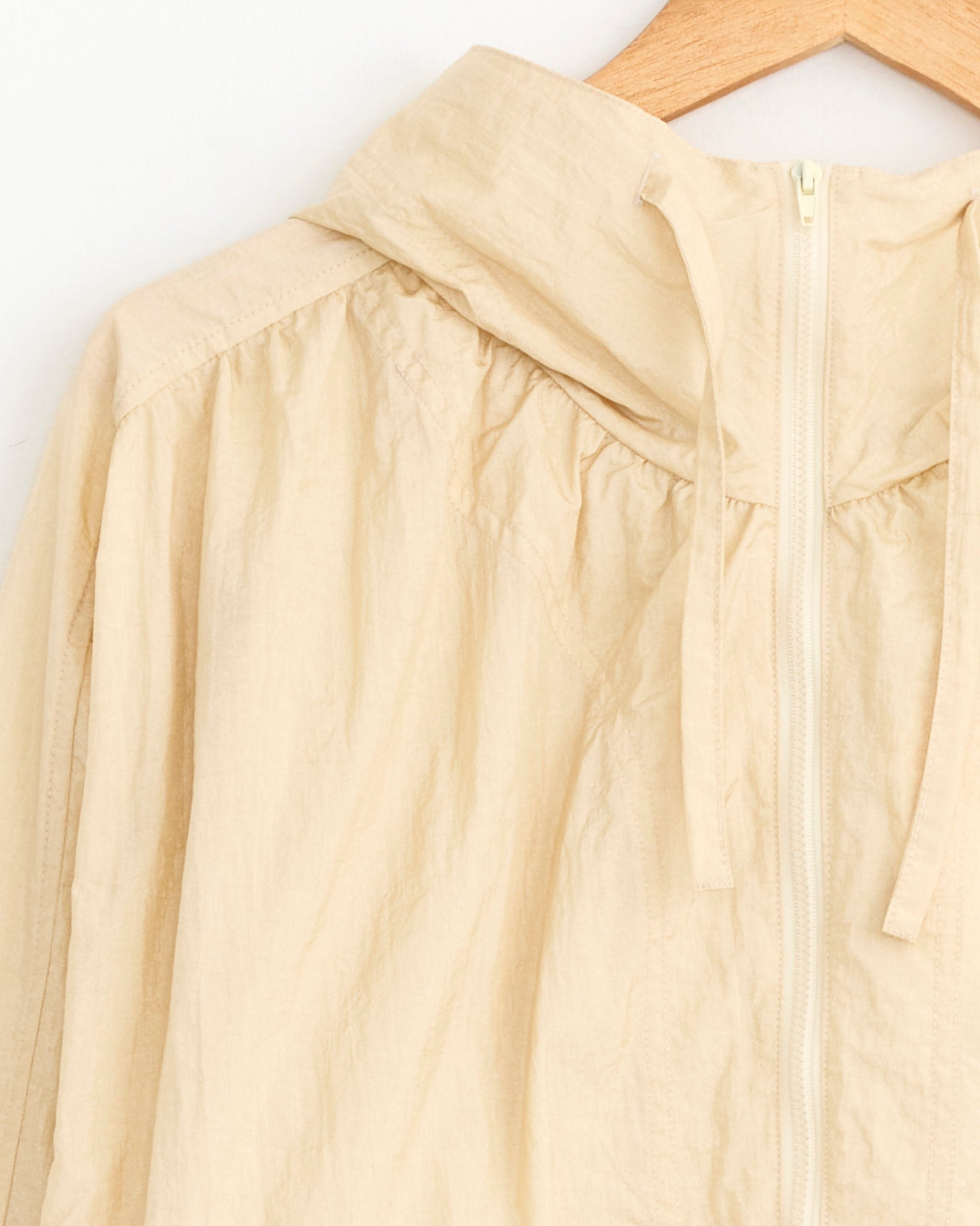 Mijeong Park Shirred Anorak, Cream - Cream / S (283940)