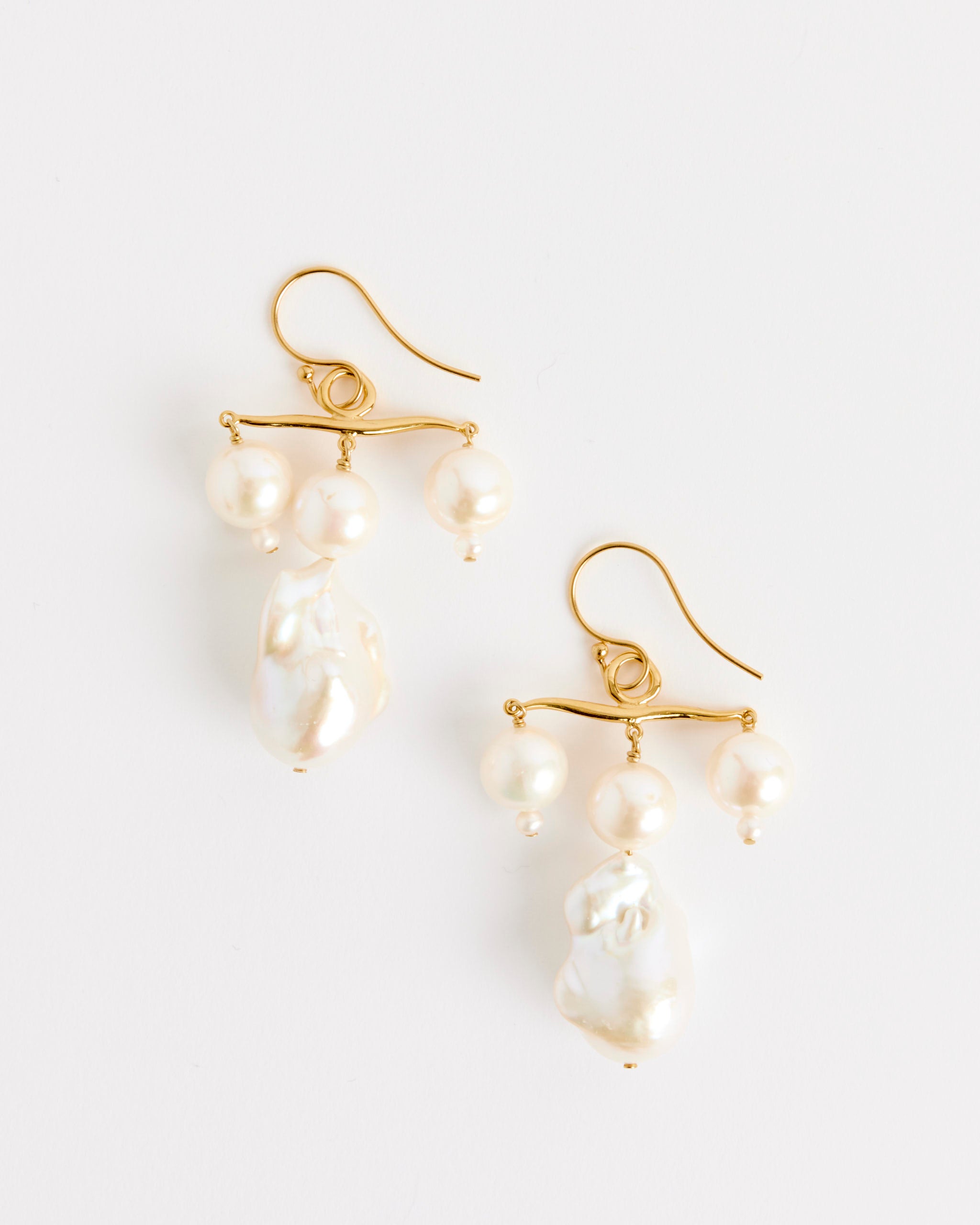 Chan Luu EG-5963 Earrings - White Pearl - Default Title (284012)