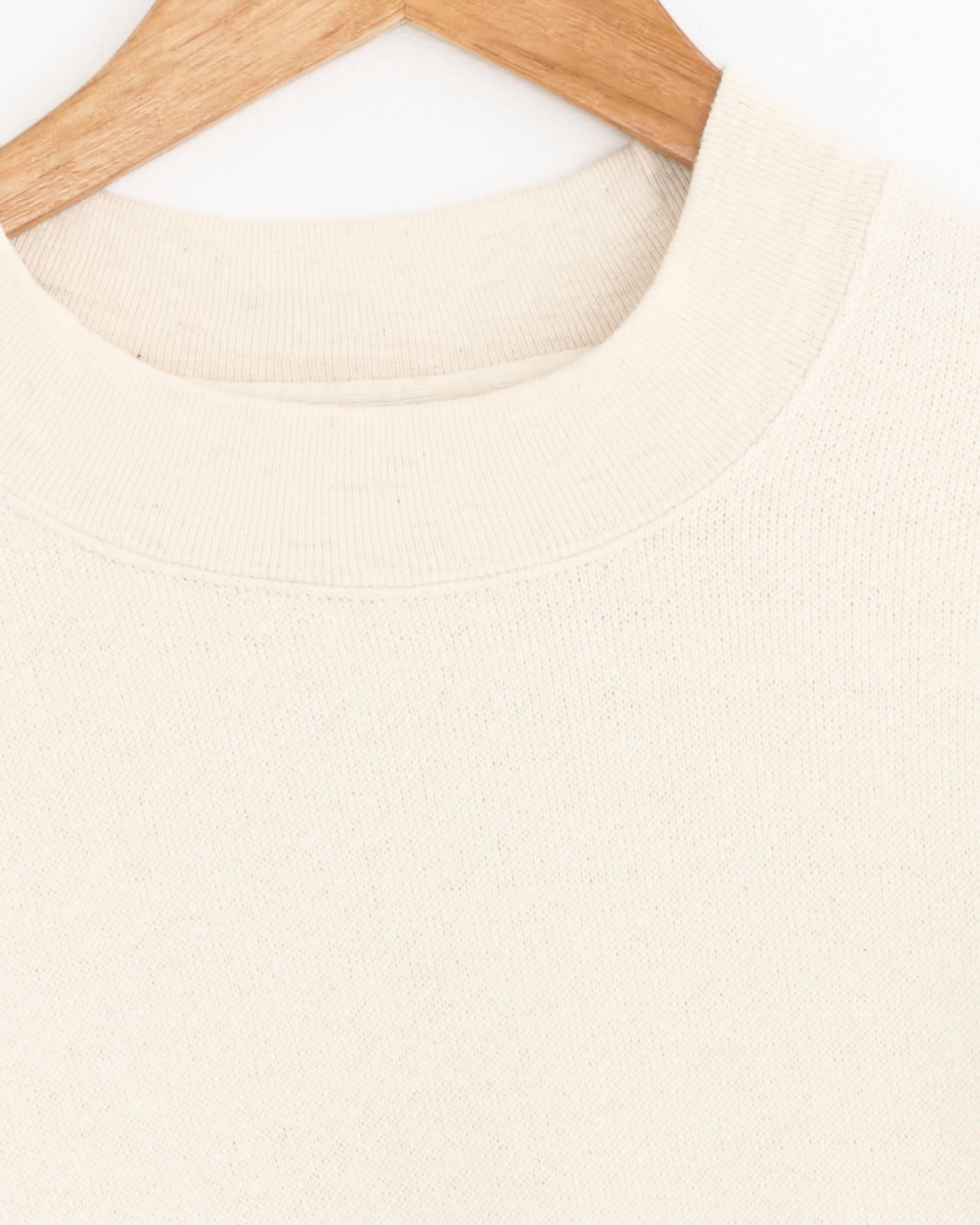 Dana Lee Brown Half Mock Sweatshirt Undyed - Undyed / S (284345)