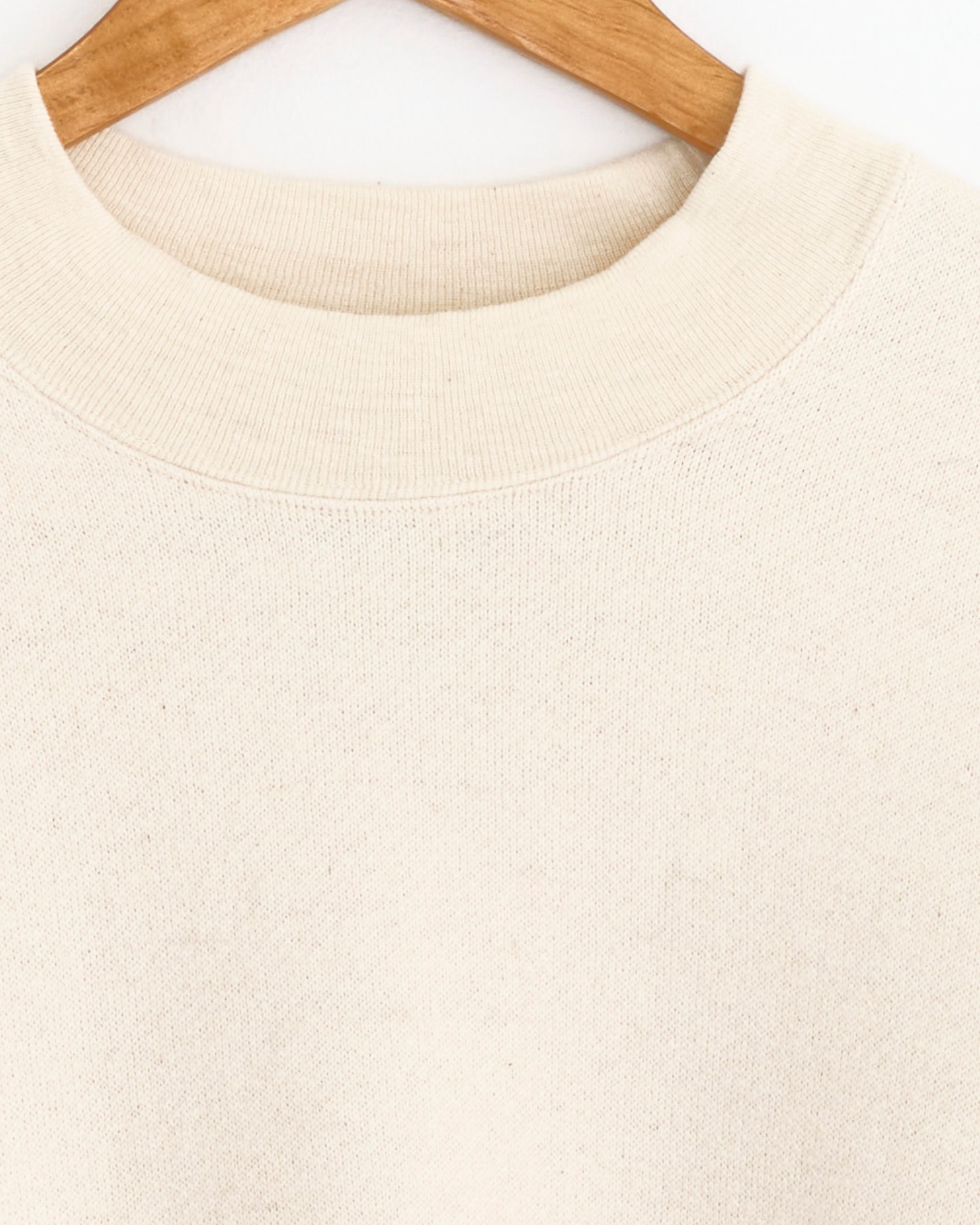 Dana Lee Brown Half Mock Sweatshirt Undyed - Undyed / XS/S (284355)