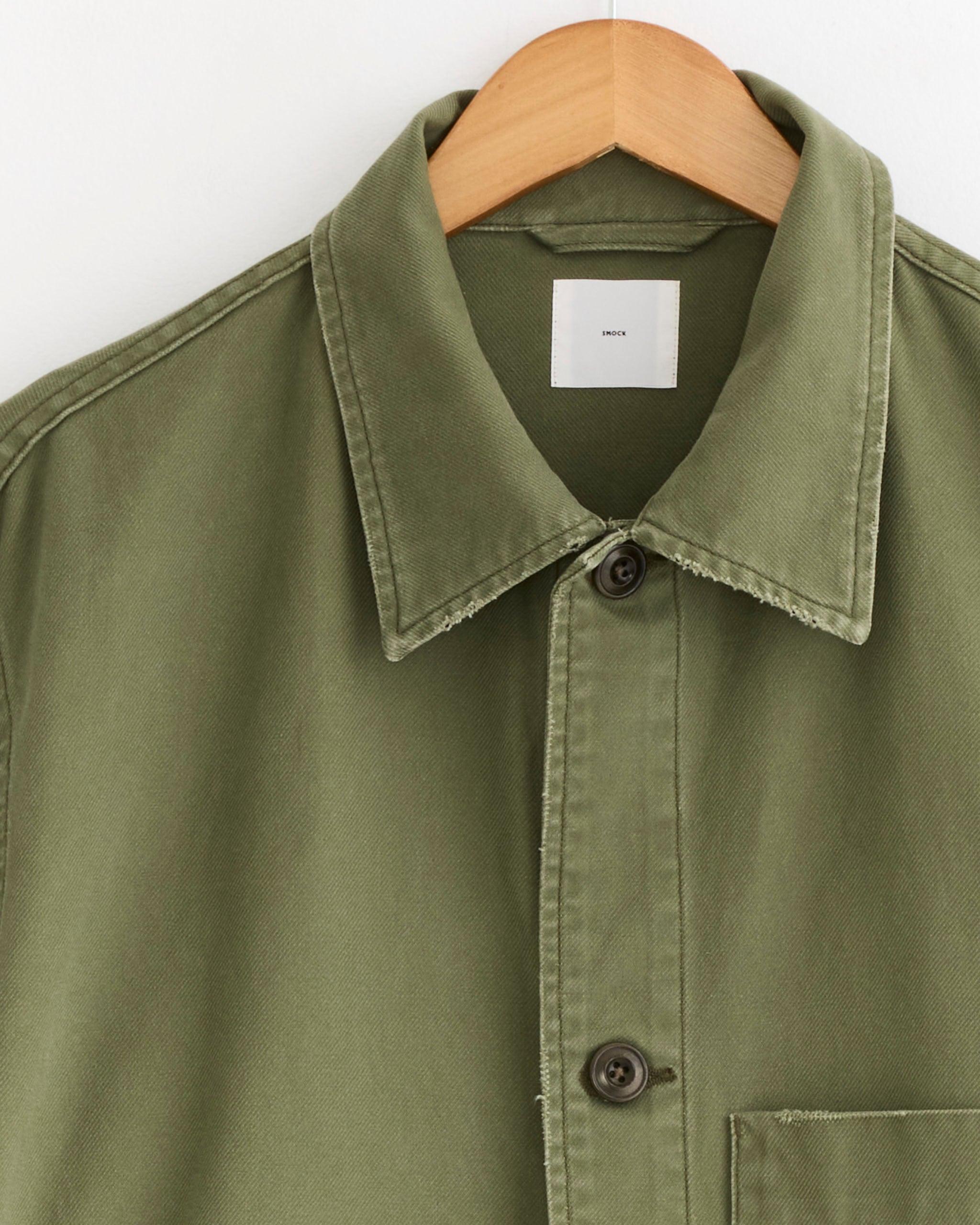 Lang Jacket in French Cotton Twill Olive