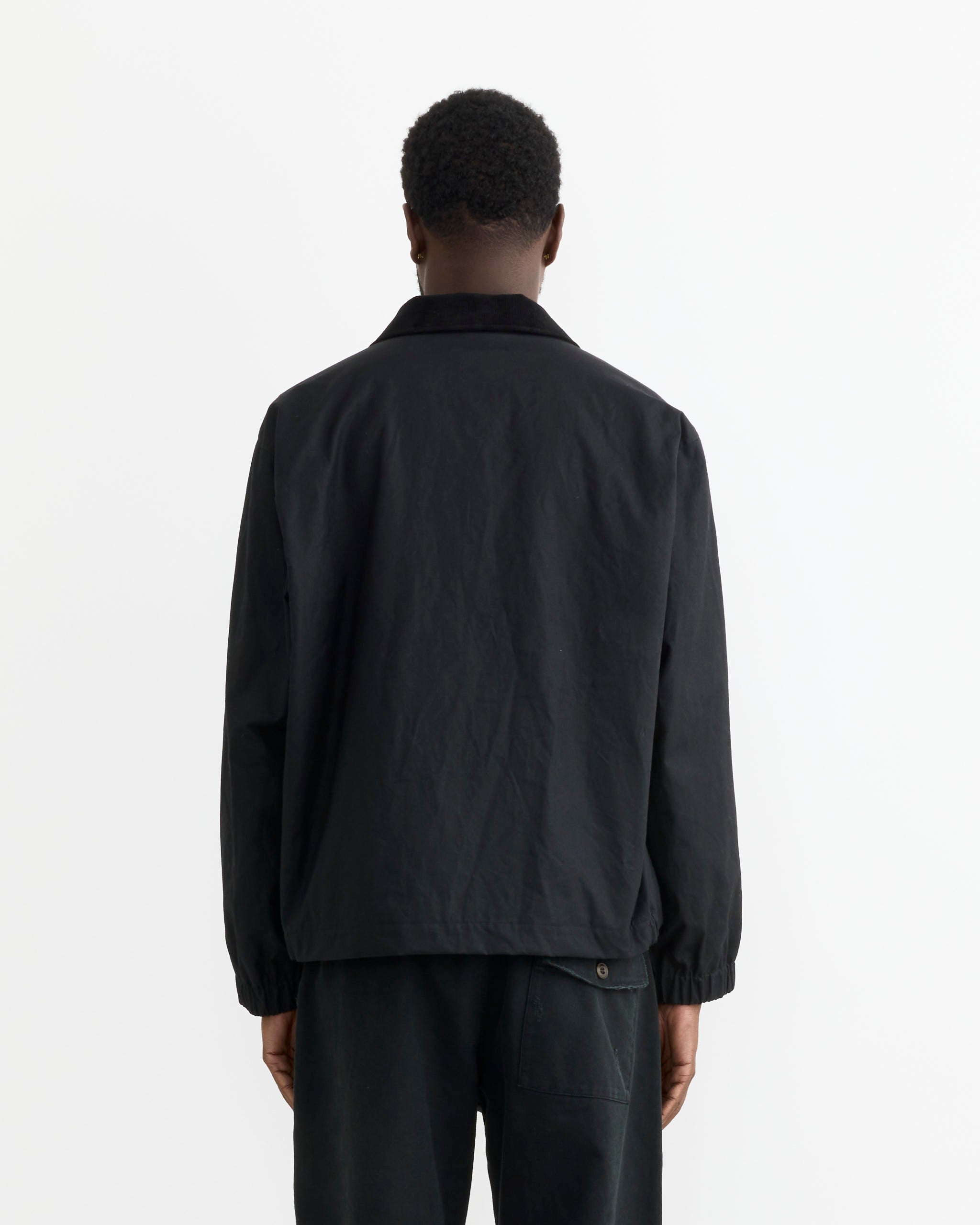 SMOCK Blakey Jacket Waxed Cotton Black - Waxed Cotton Black / L (284408)