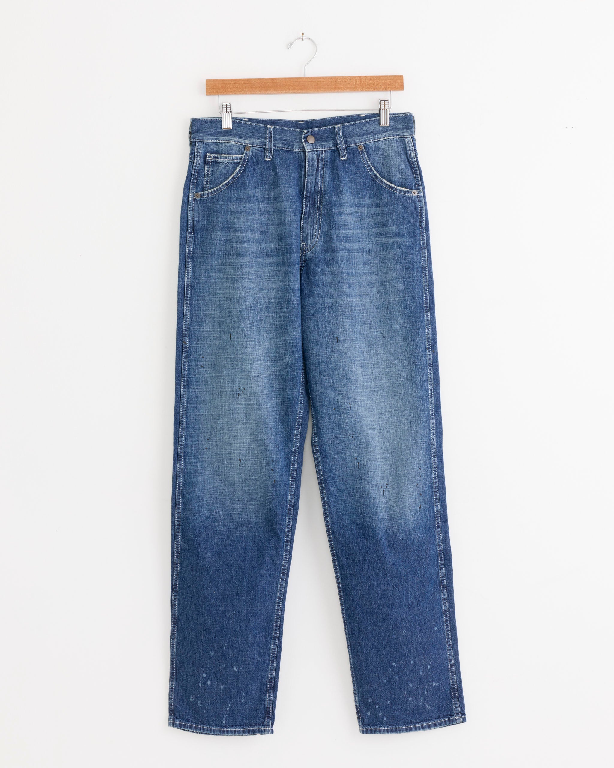Maison Margiela Stained Denim Trouser - Old Blue/Spots / 30 (284549)