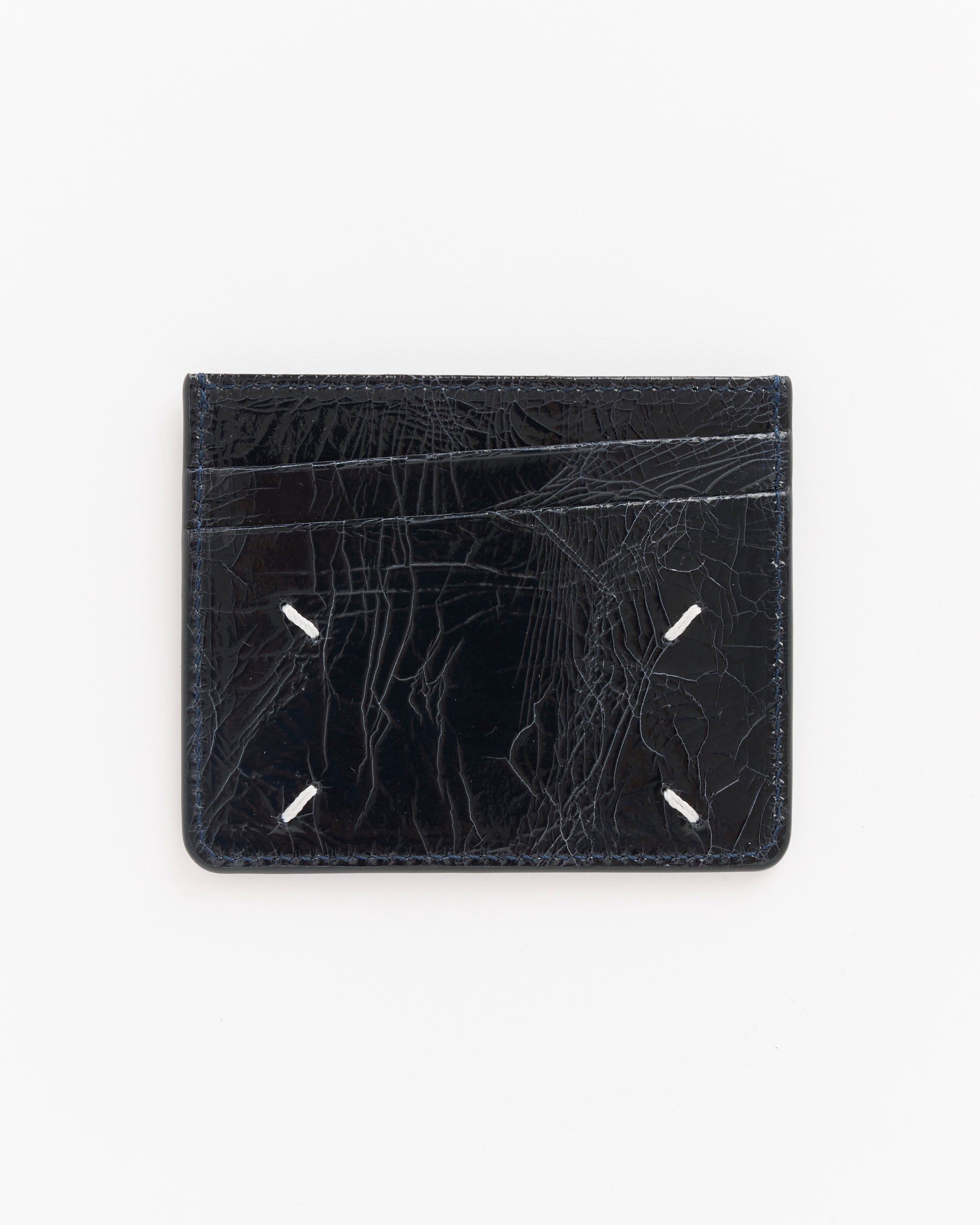 Maison Margiela Slim 6CC Card Holder - Dark Navy / OS (284571)