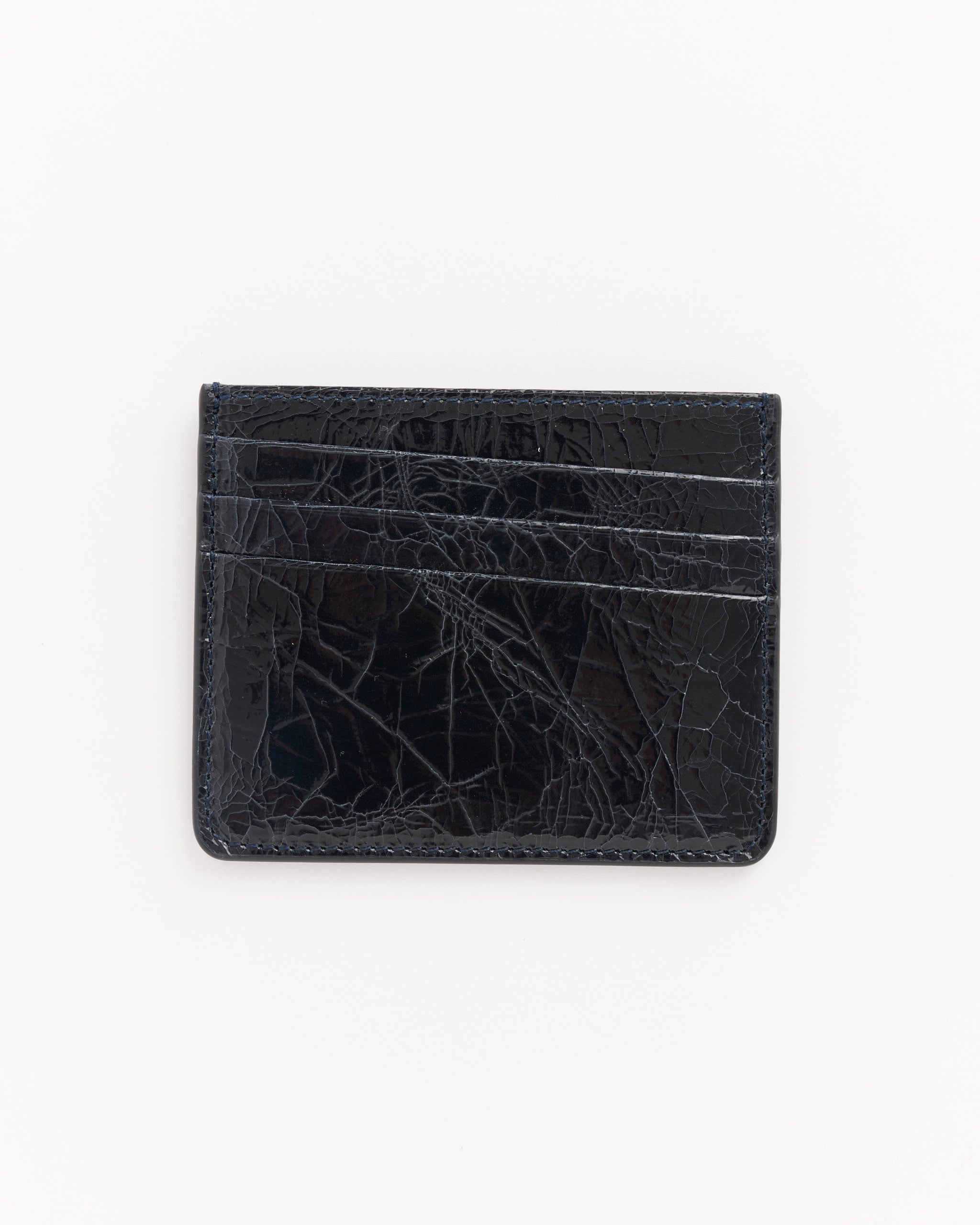 Maison Margiela Slim 6CC Card Holder - Dark Navy / OS (284571)