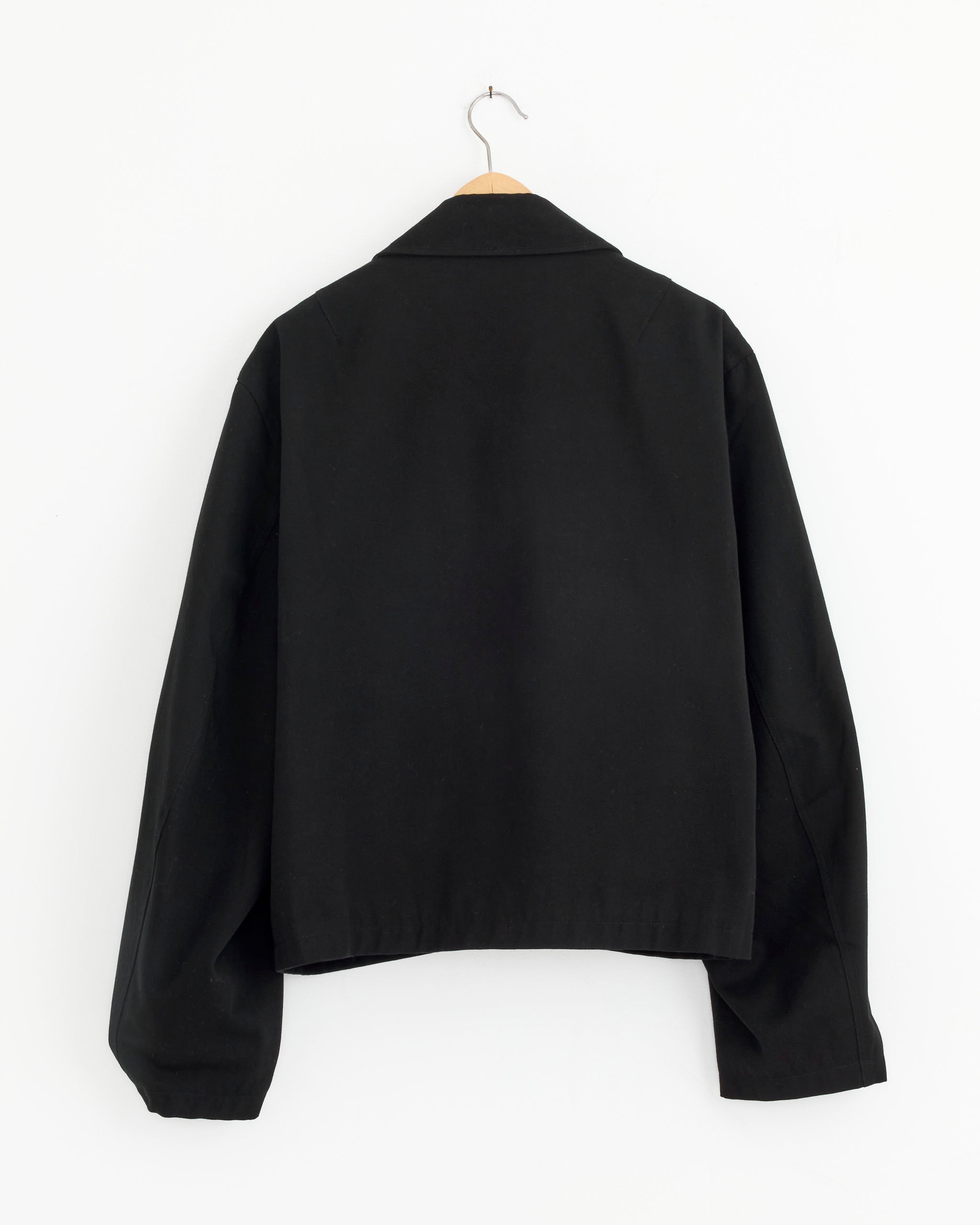 Sculptoral Blouson in Black