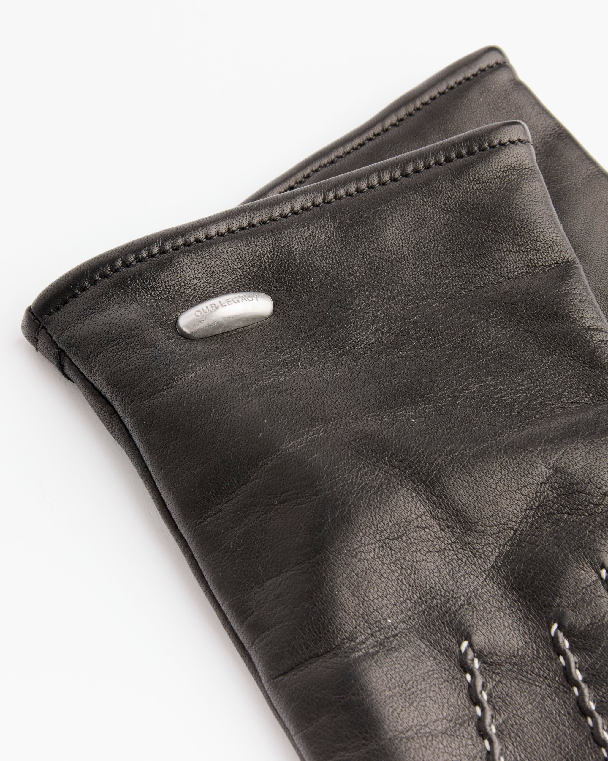 Our Legacy Her Gloves - Black Leather / S (284742)