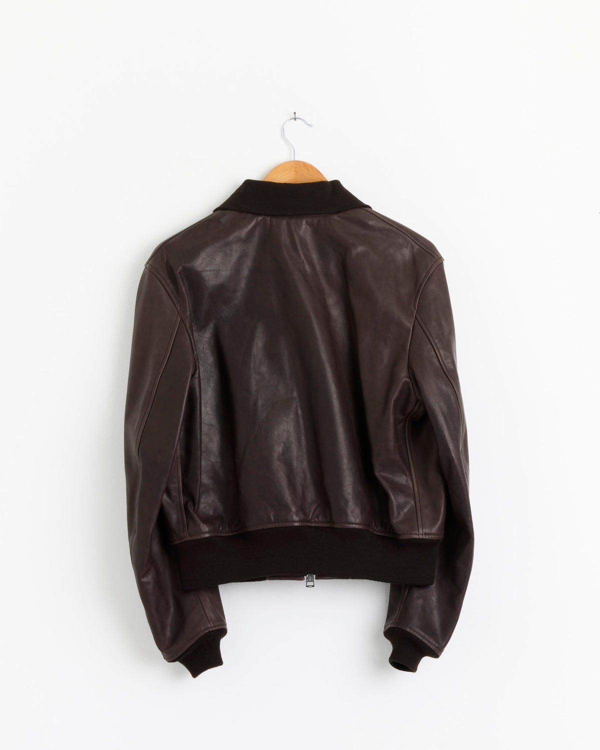 Our Legacy Mini Bomber - Matted Brown Waxed Bovine / DK36 (284774)