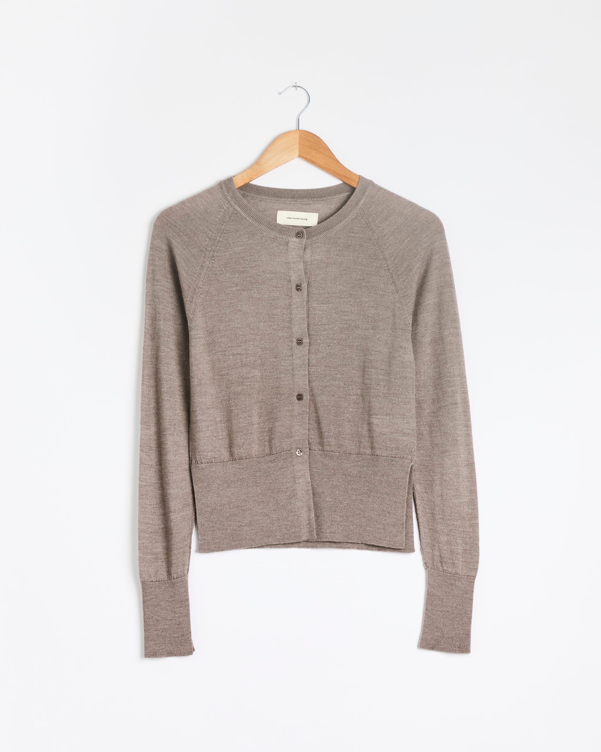 Appointment Cardigan in Taupe - Taupe / S (284801)