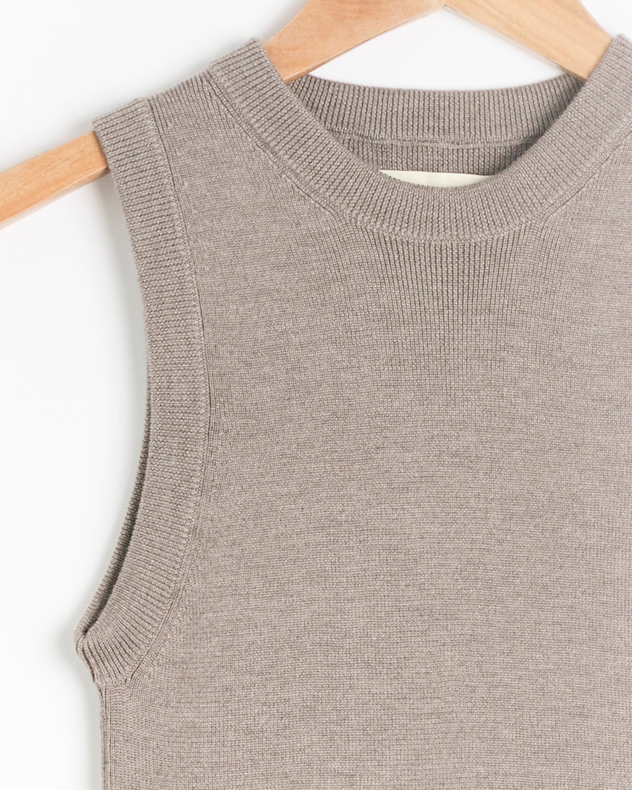Appointment Top in Taupe - Taupe / S (284804)