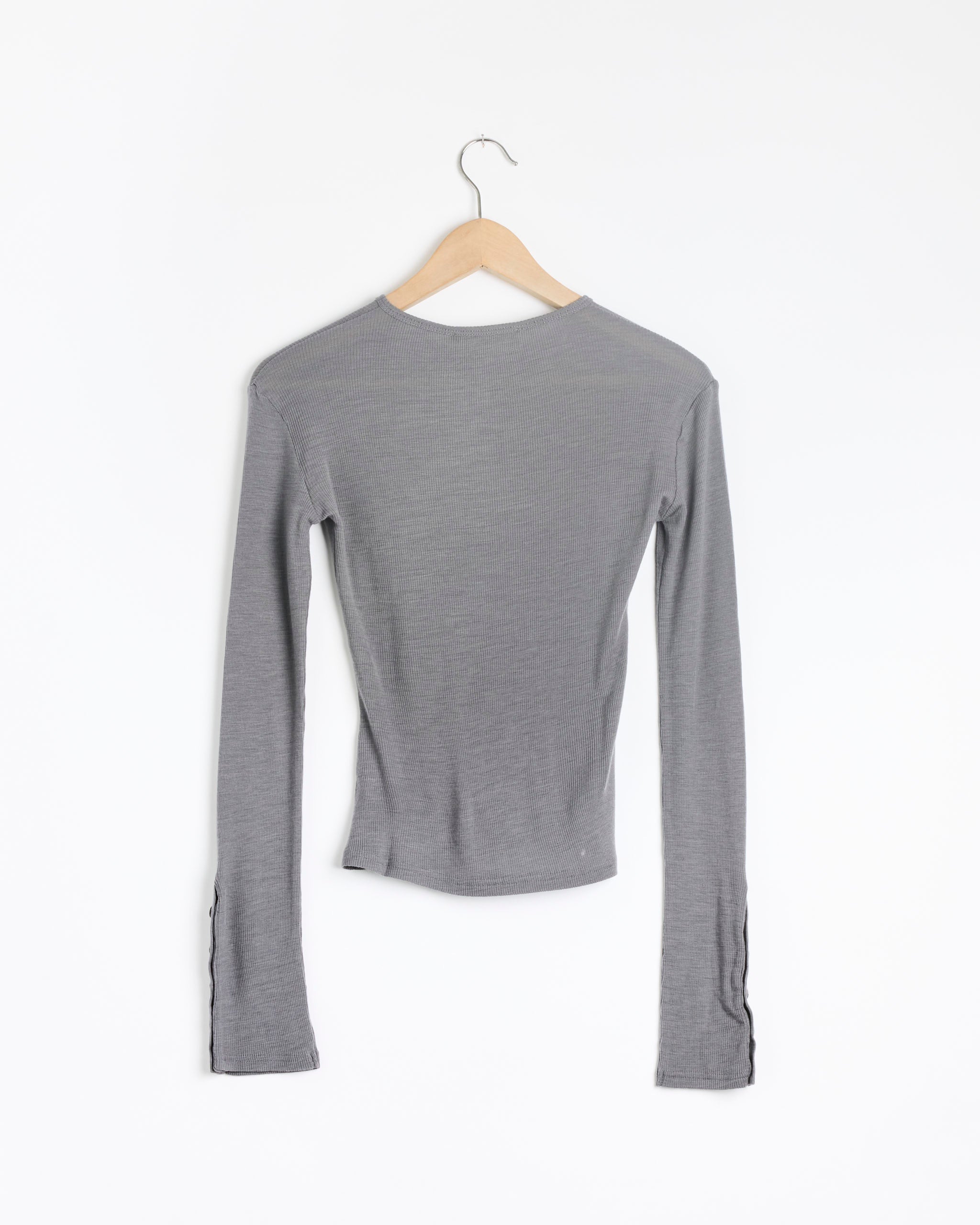 mfpen L/S Henley - Lead Grey / XS (284819)