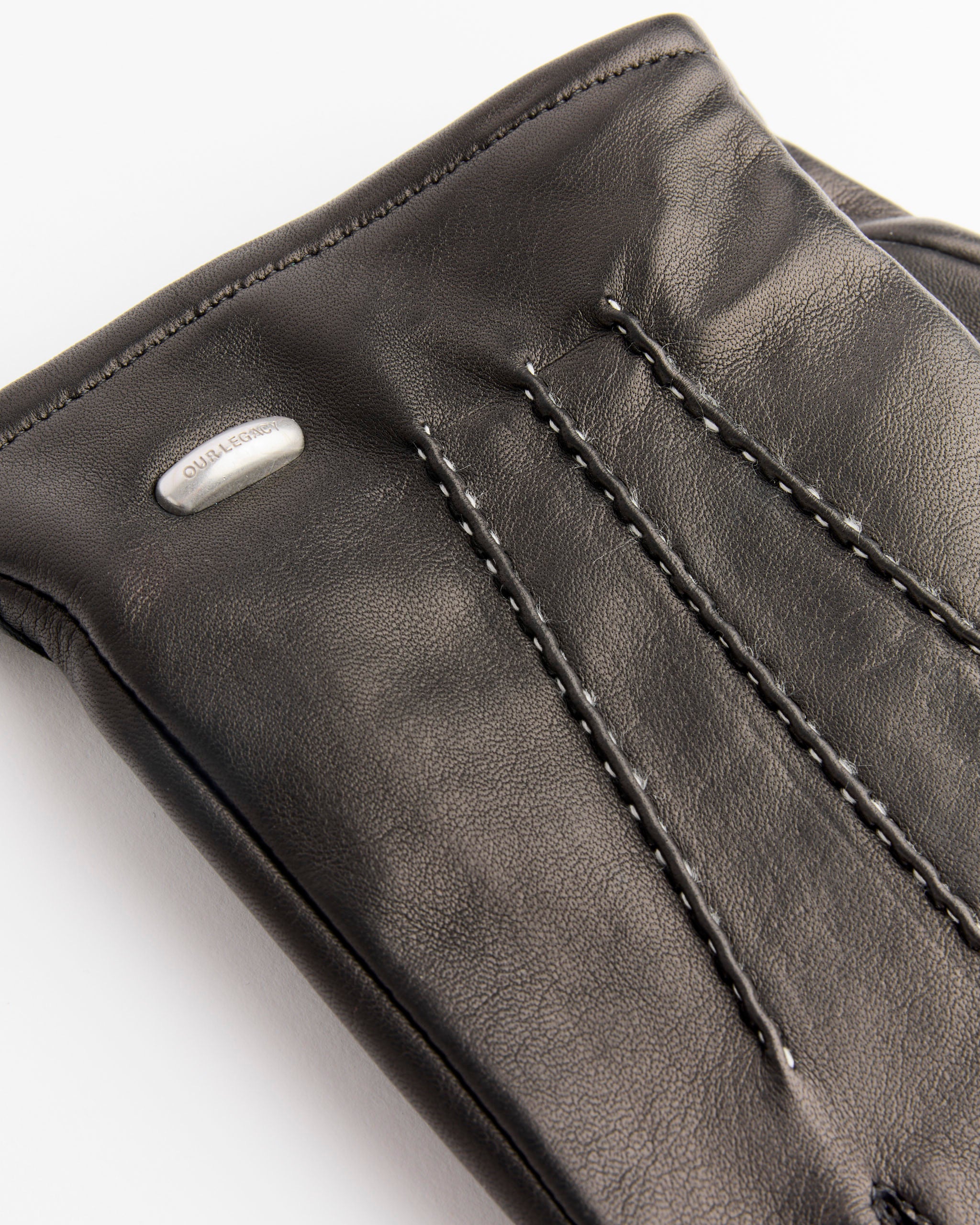 Our Legacy His Gloves - Black Leather / L (284842)