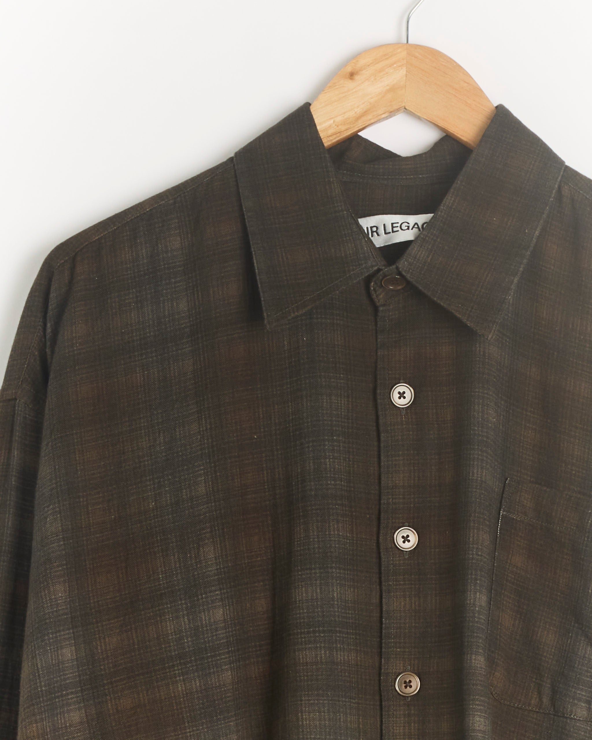 Our Legacy Borrowed Shirt - More Check Print / IT48 (284913)