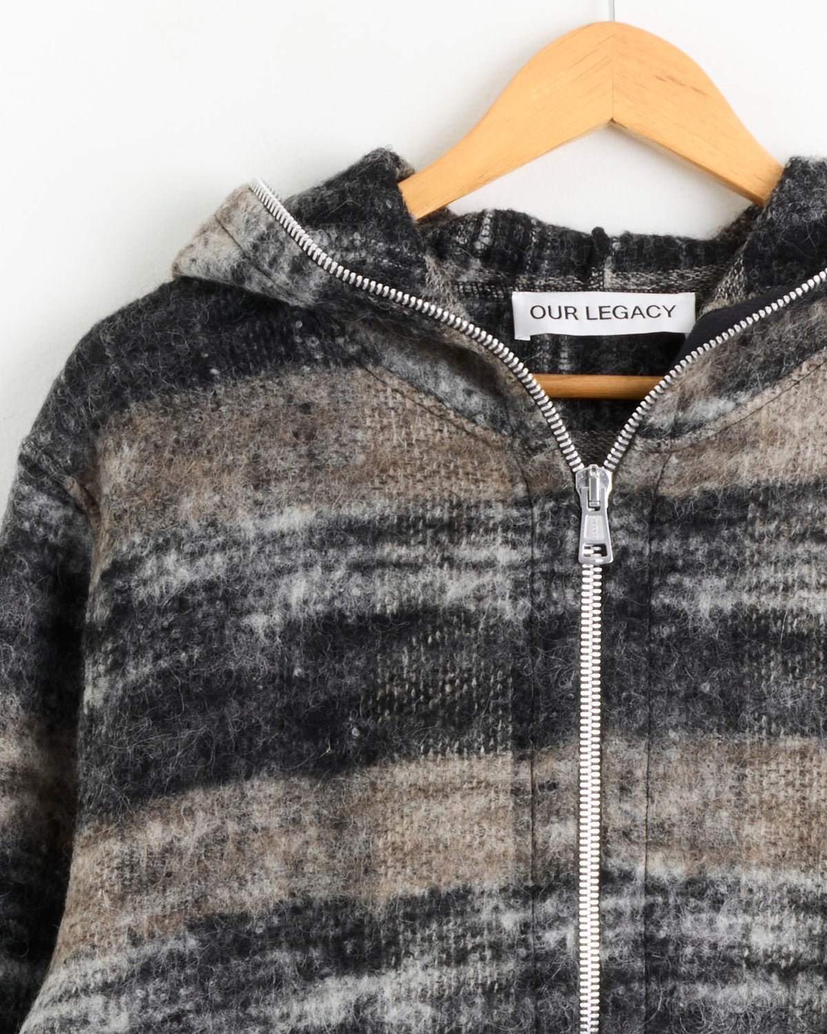 Our Legacy Full Zip Hoodie - Night Woods Check / IT48 (284936)