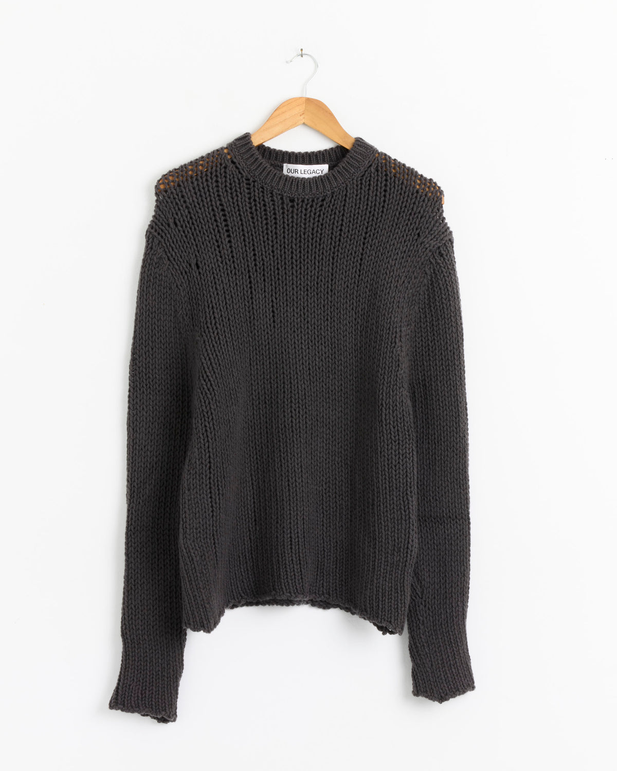 Our Legacy Popover Roundneck - Chocolate / IT48 (284940)