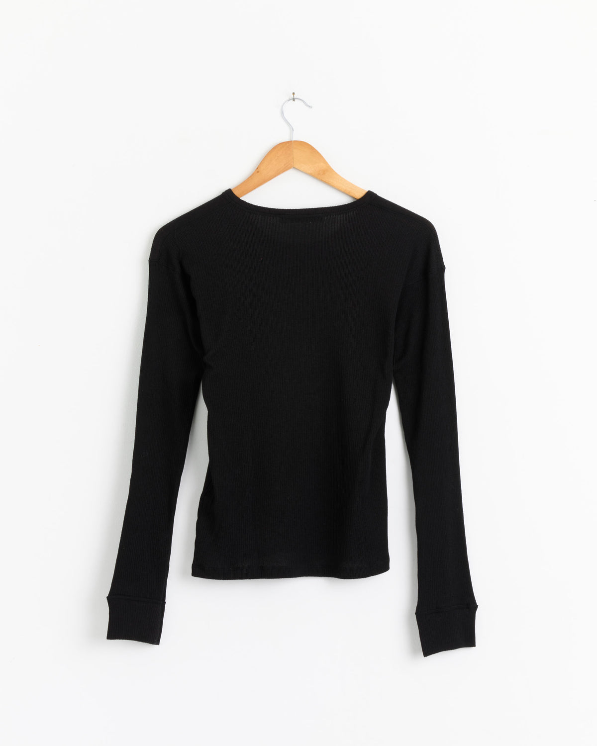 Our Legacy Gentle L/S Henley - Charred Shade / DK34 (284959)