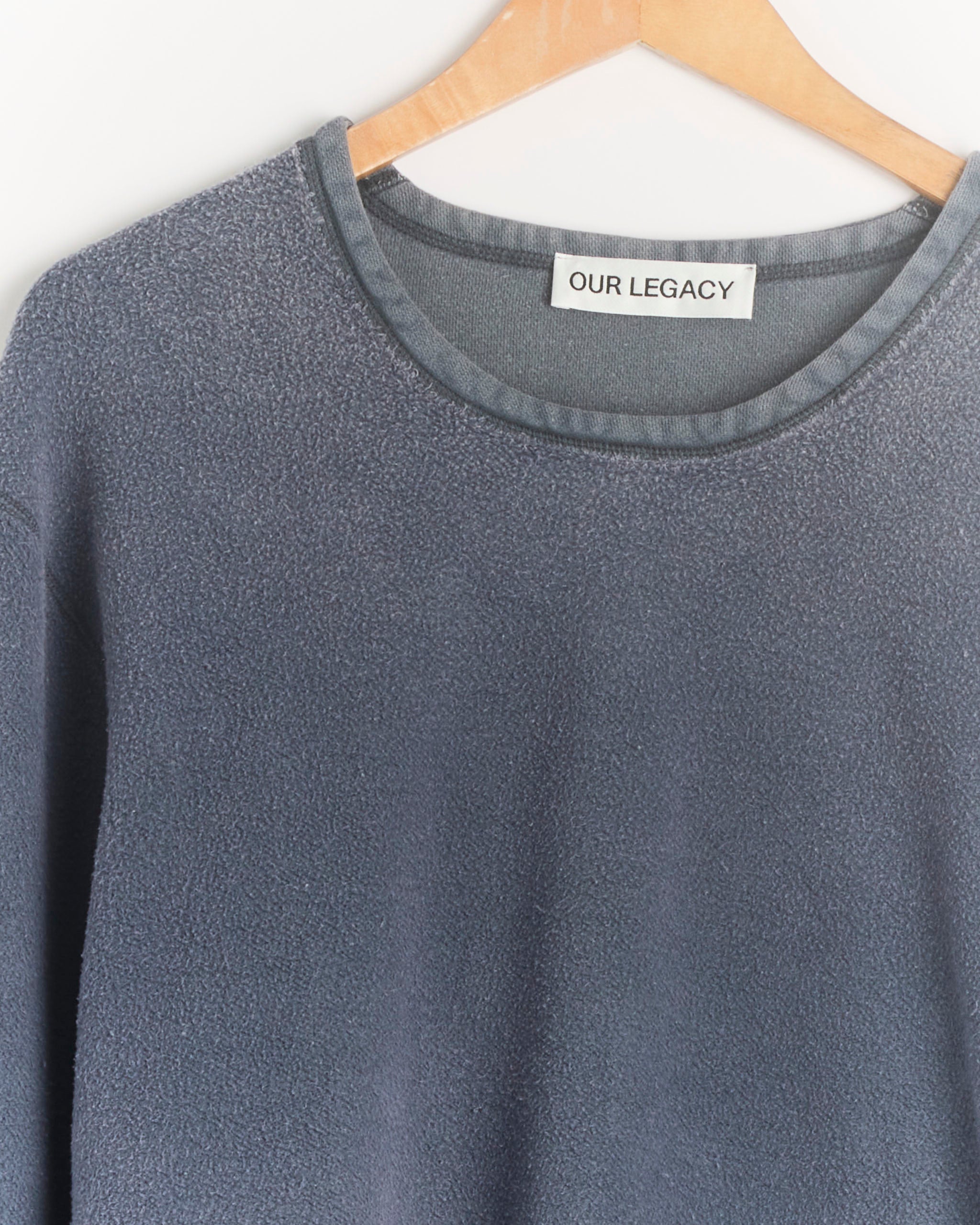 Our Legacy Double Lock U Neck Sweatshirt - Grape Allow Star / IT48 (285012)
