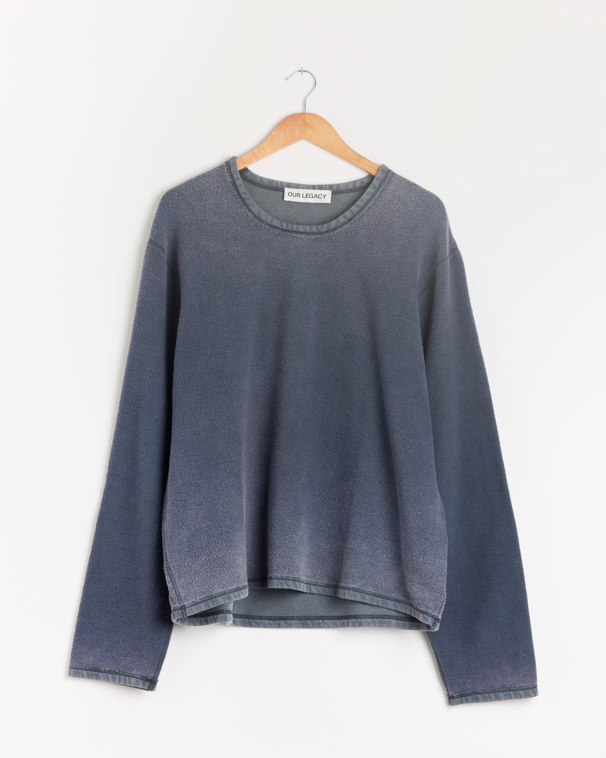Our Legacy Double Lock U Neck Sweatshirt - Grape Allow Star / IT48 (285012)