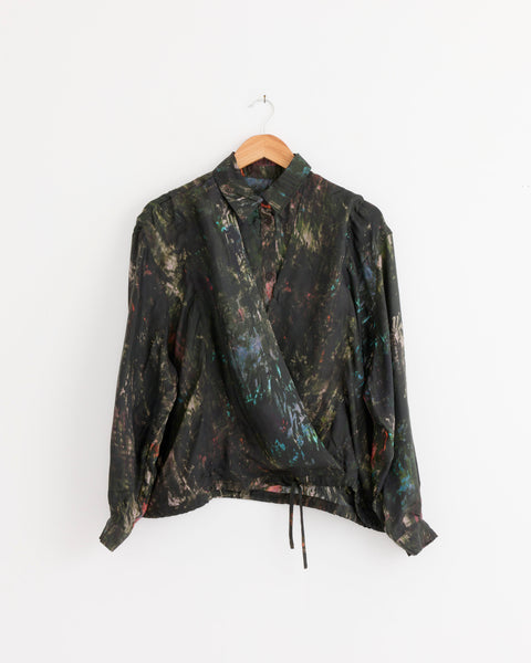 お値下げしました！HENRIK VIBSKOV 後ろあきシャツ Double Ki Shirt in Swamp Reflections