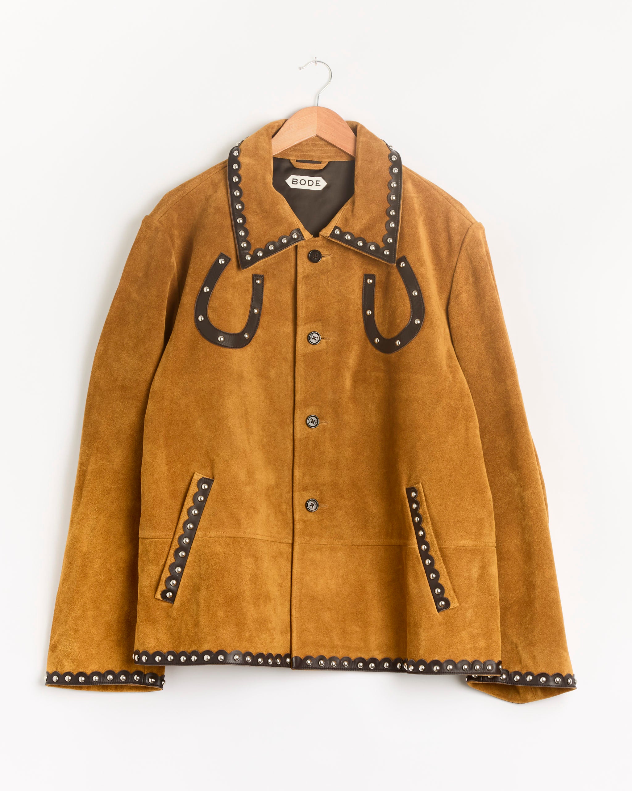 Suede Carson Jacket in Tan Brown - Tan Brown / L (285253)