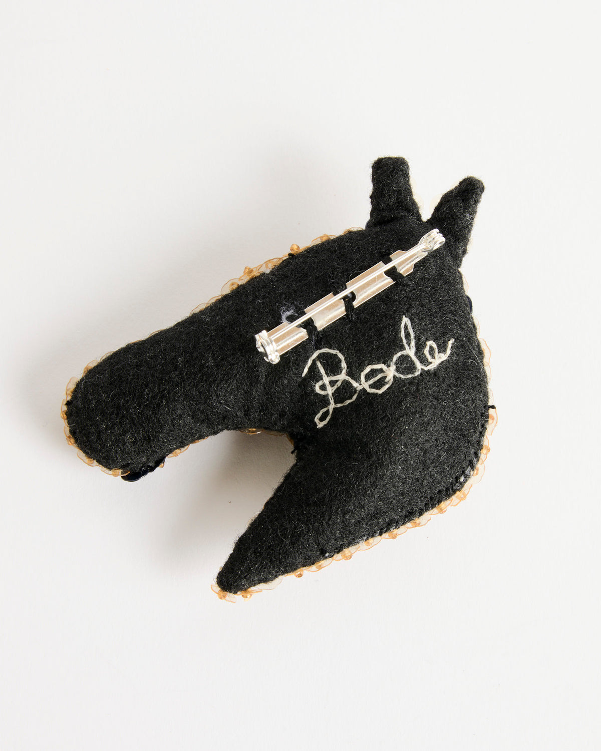 Sequin Pony Brooch in Brown - Brown / OS (285258)