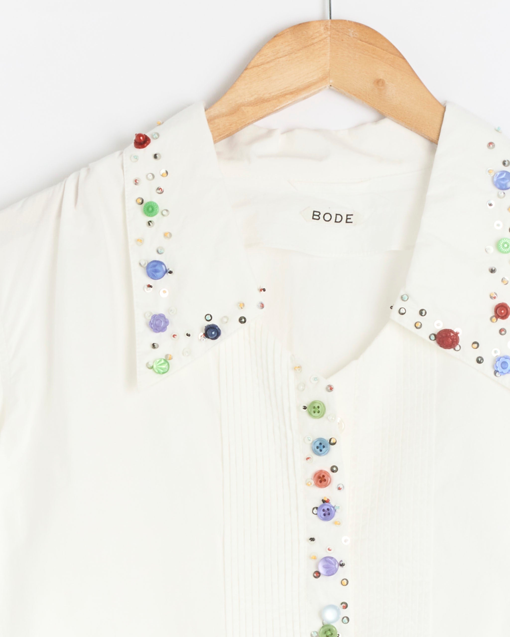 Button Jar Blouse in White Multi - White Multi / M (285289)