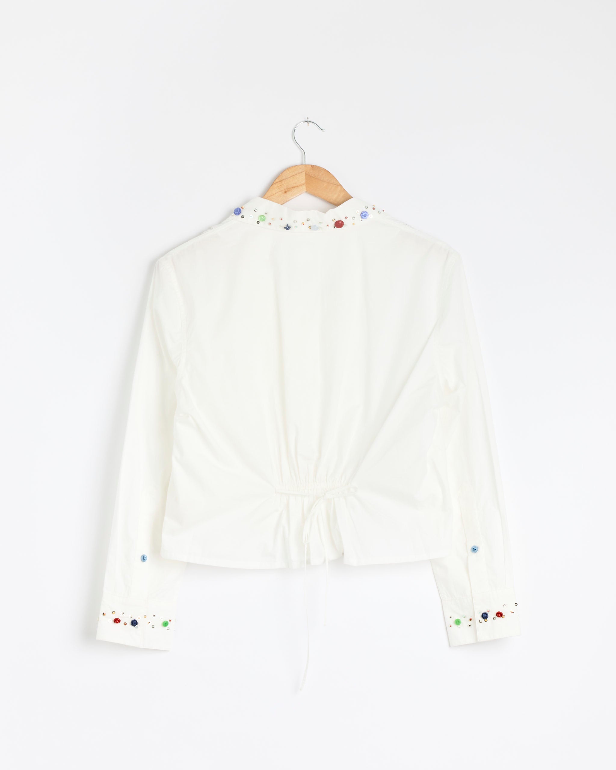 Button Jar Blouse in White Multi - White Multi / M (285289)