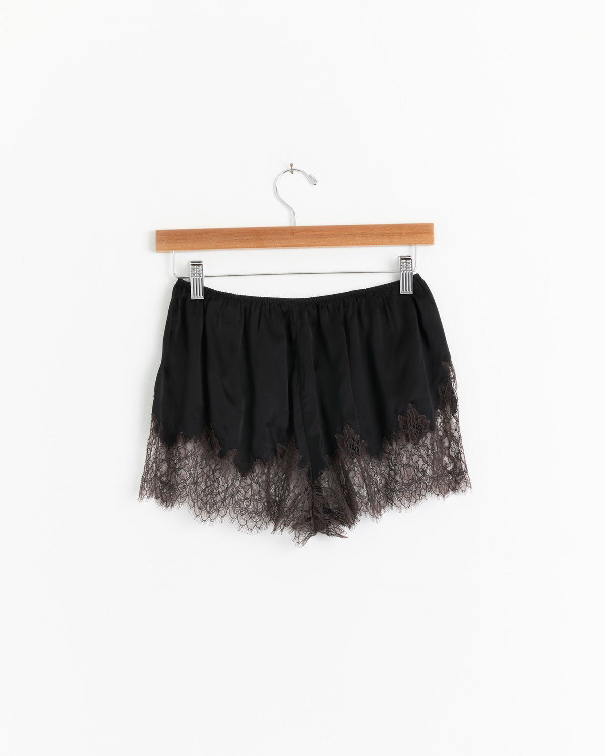 Bode Lace Inlay Tap Short - Black / S (285298)