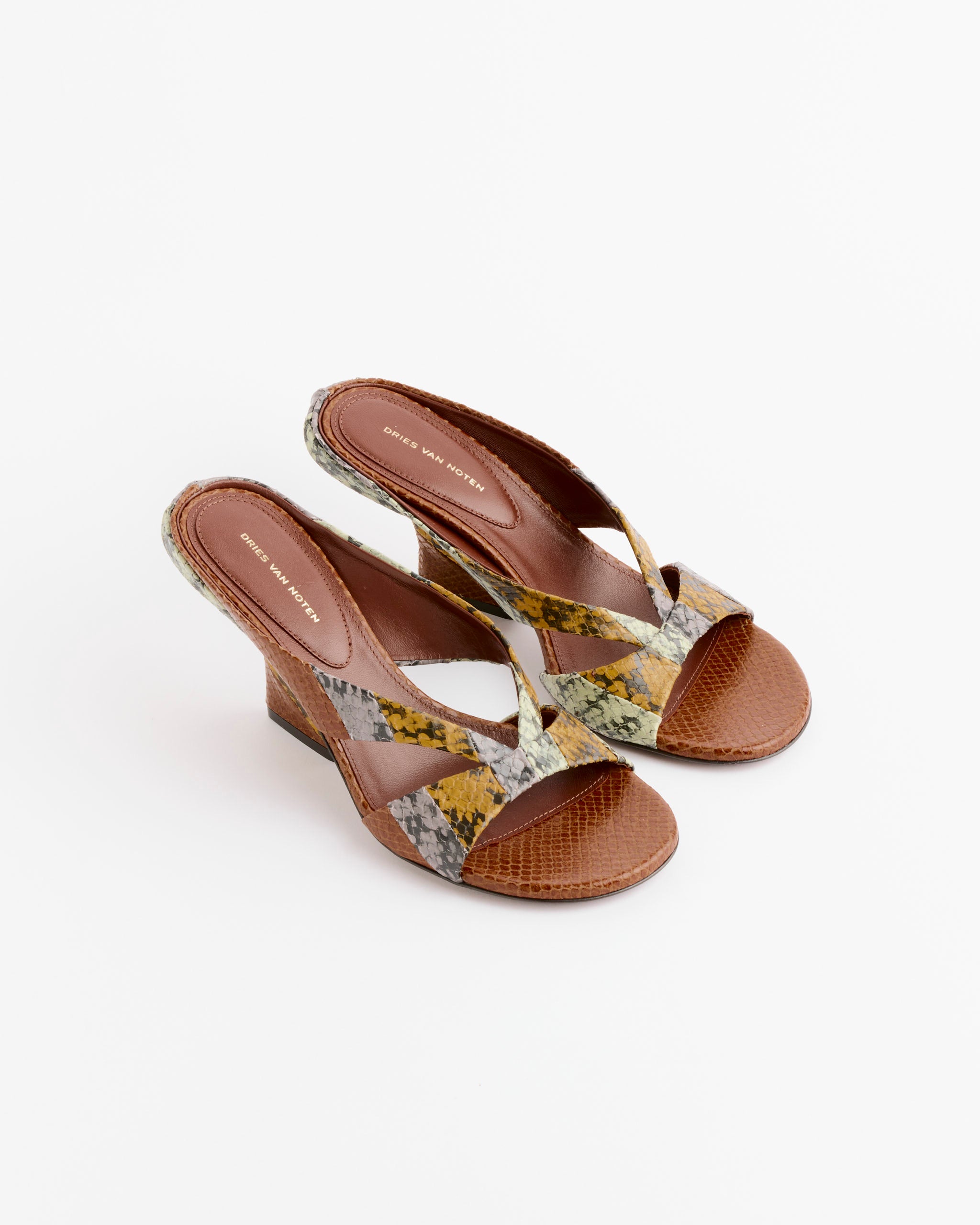 Dries Van Noten WS262-1013 Heel - Tan / 38 (285358)