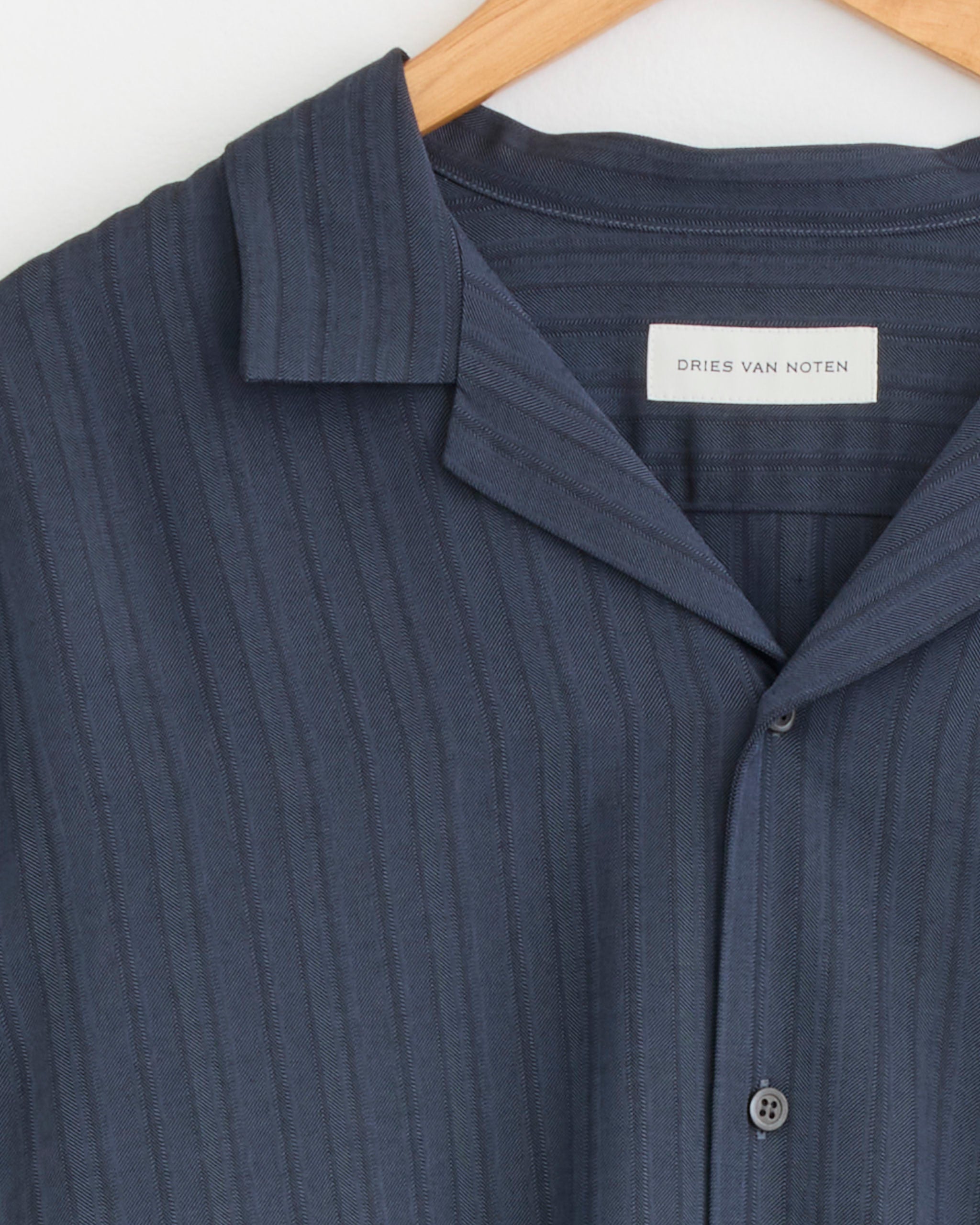 Dries Van Noten Carlty 4066 Shirt - Blue / IT48 (285392)