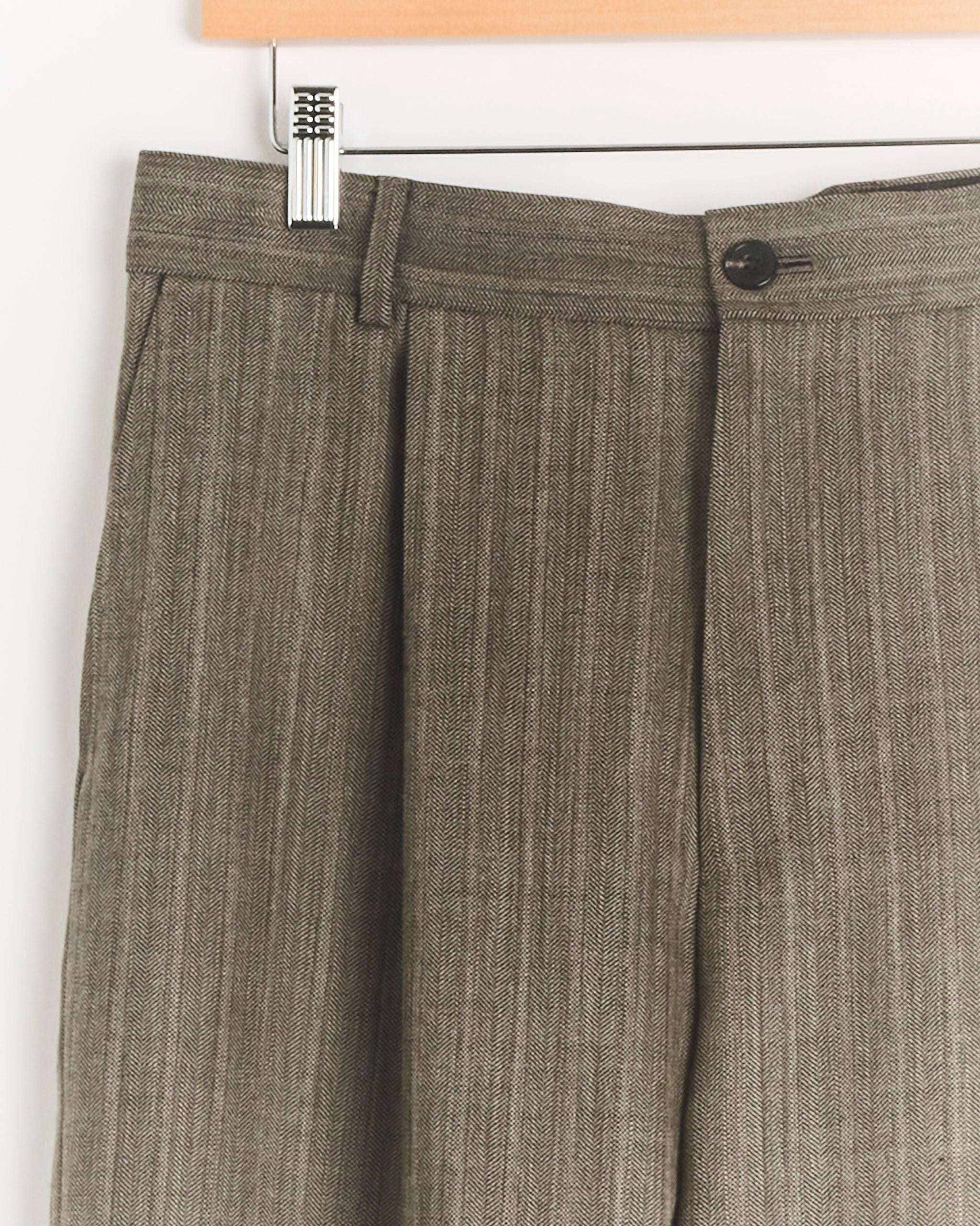 Wool Pant in Cement - Cement / IT48 (285400)