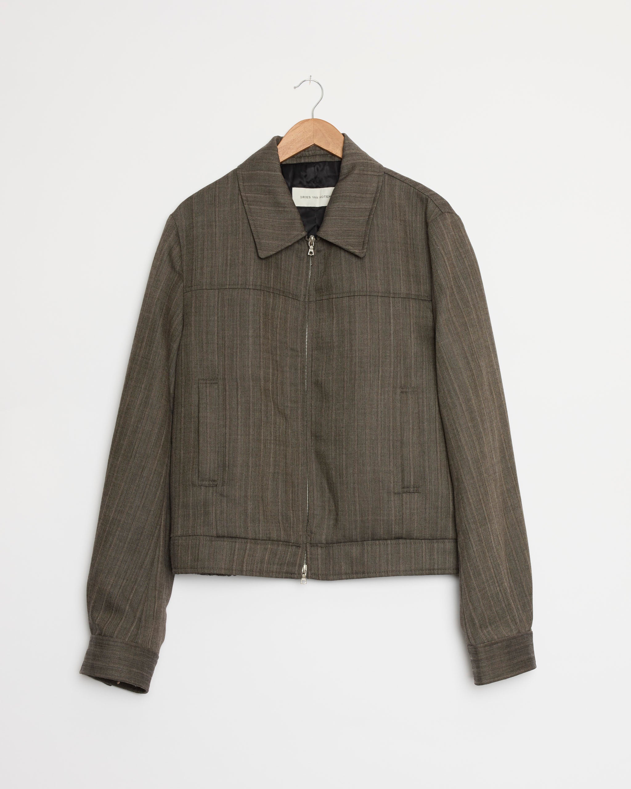 Dries Van Noten Vernon 4042 Jacket - Cement / L (285416)
