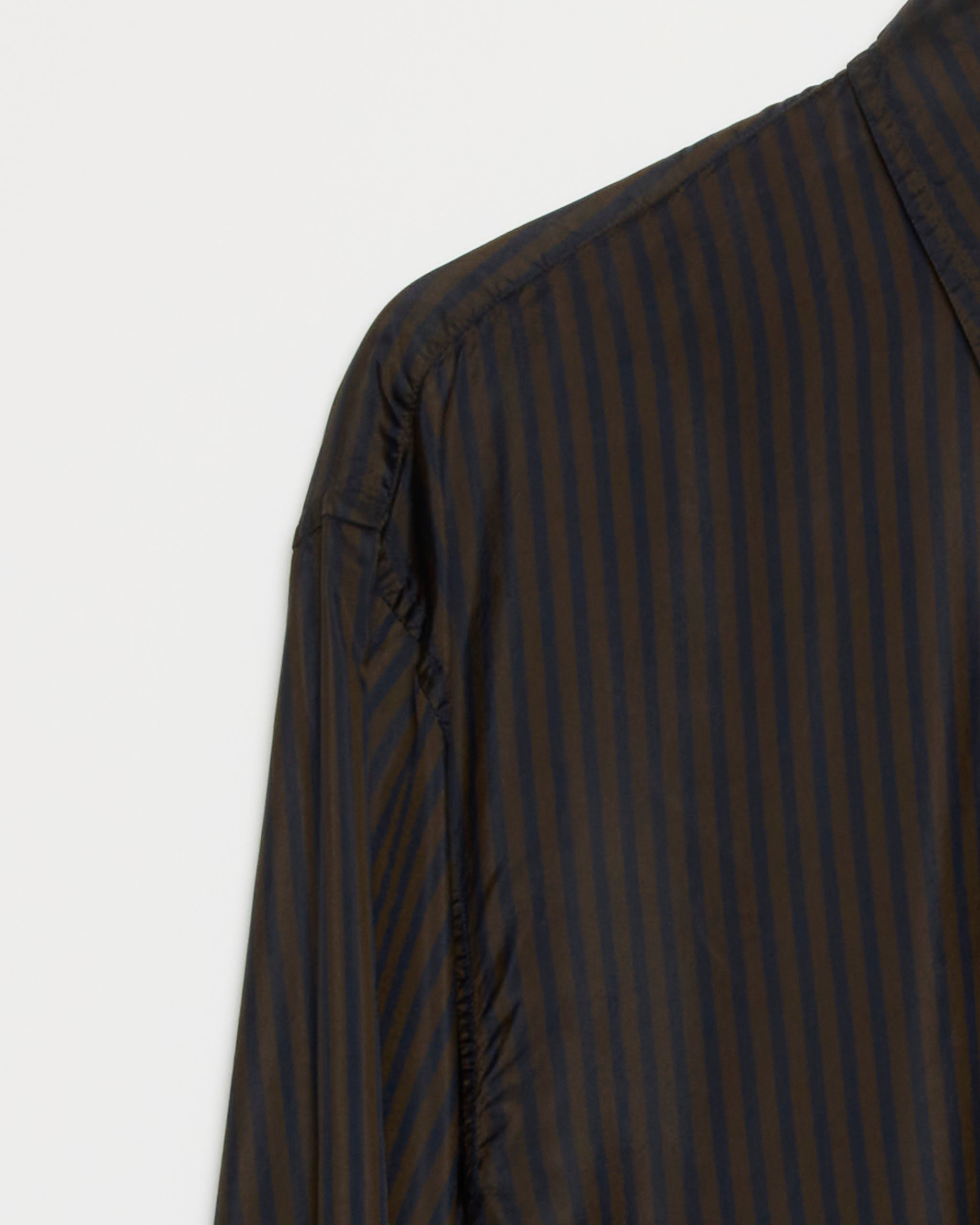 Striped Shirt in Dark Brown