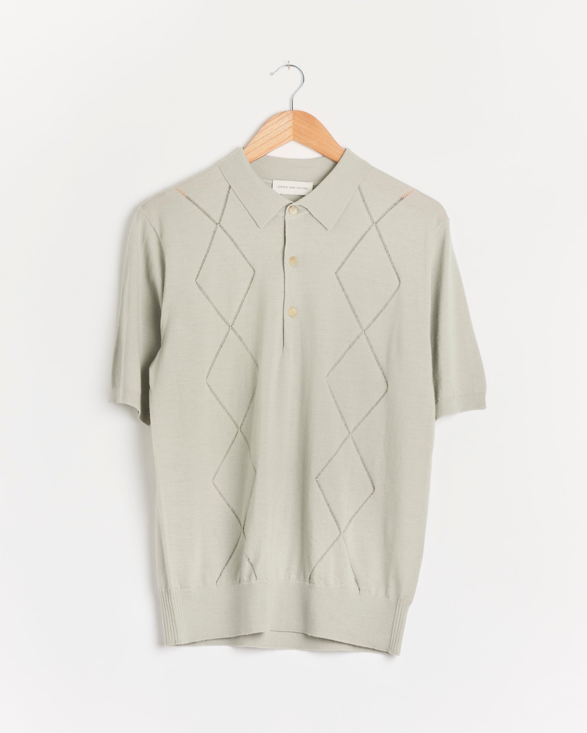 Polo Sweater in Light Grey - Light Grey / M (285453)