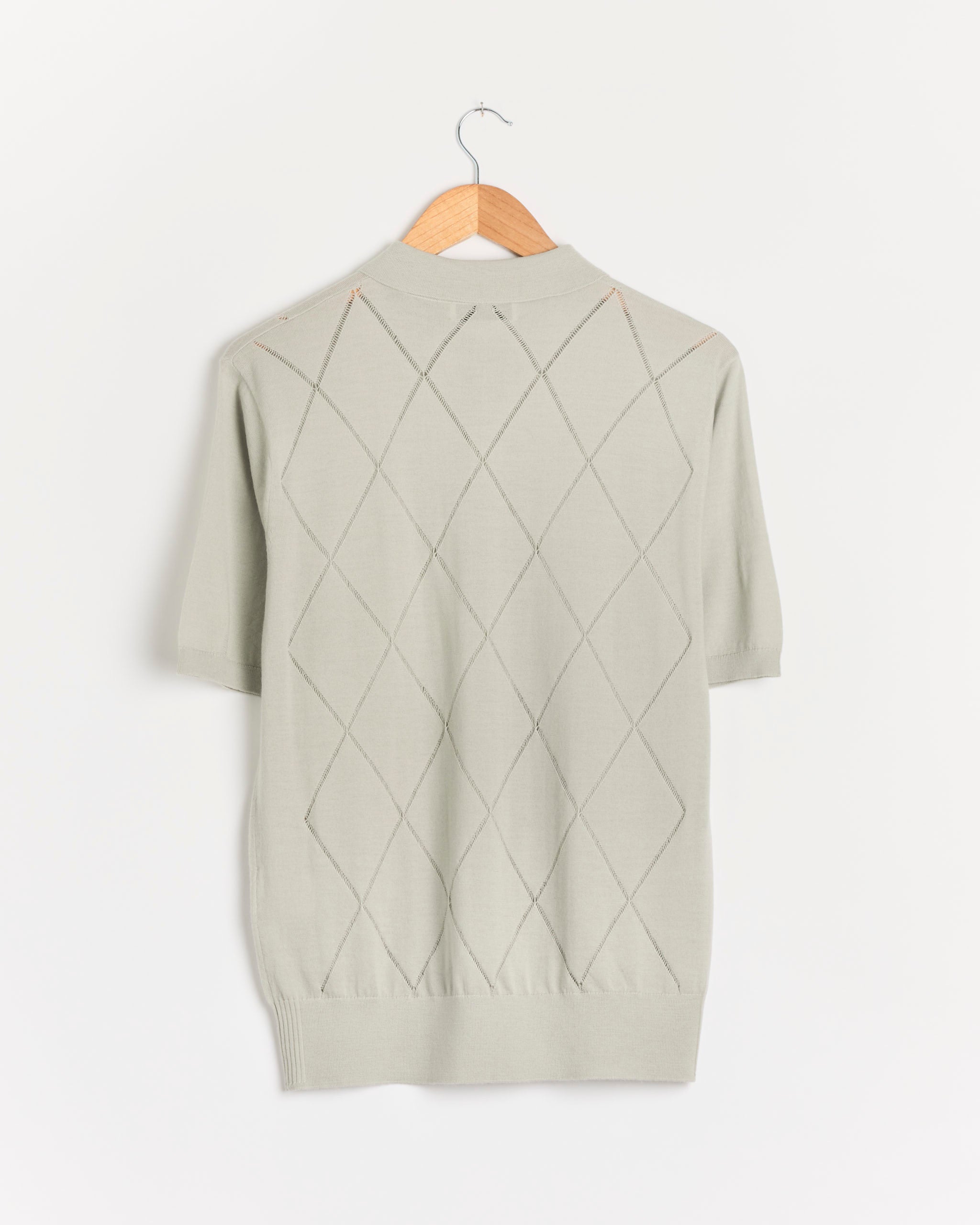 Polo Sweater in Light Grey - Light Grey / M (285453)