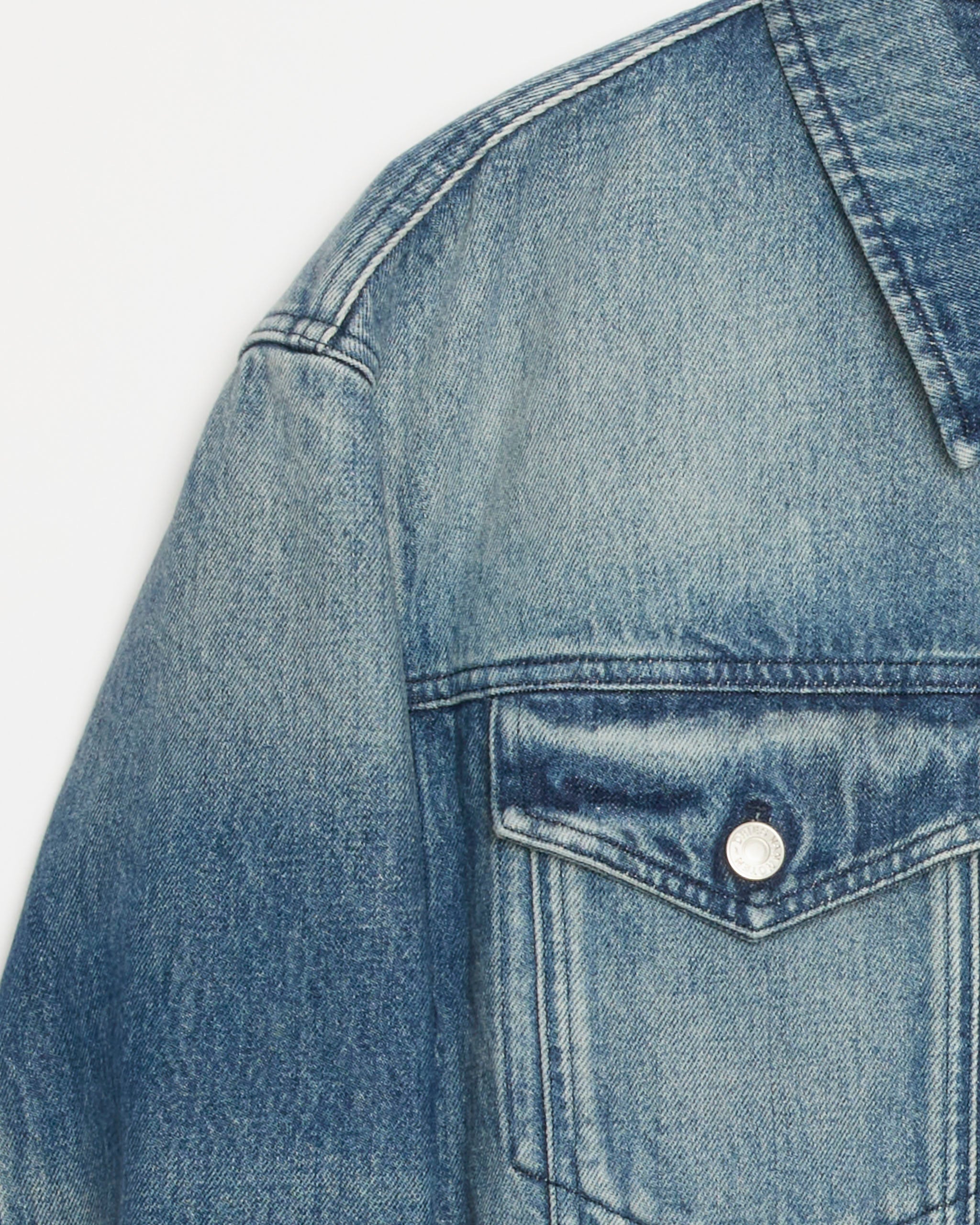 Dries Van Noten Vuskin Den 4410 Jacket - Blue / L (285469)